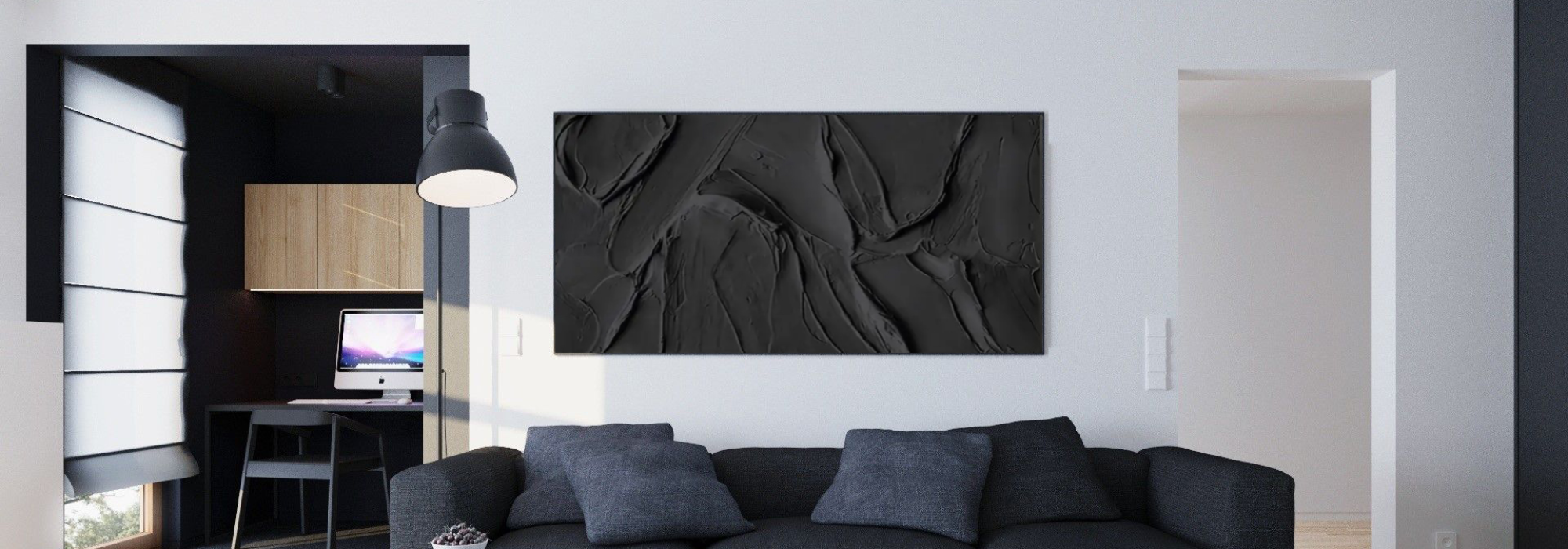 Black & White Abstract