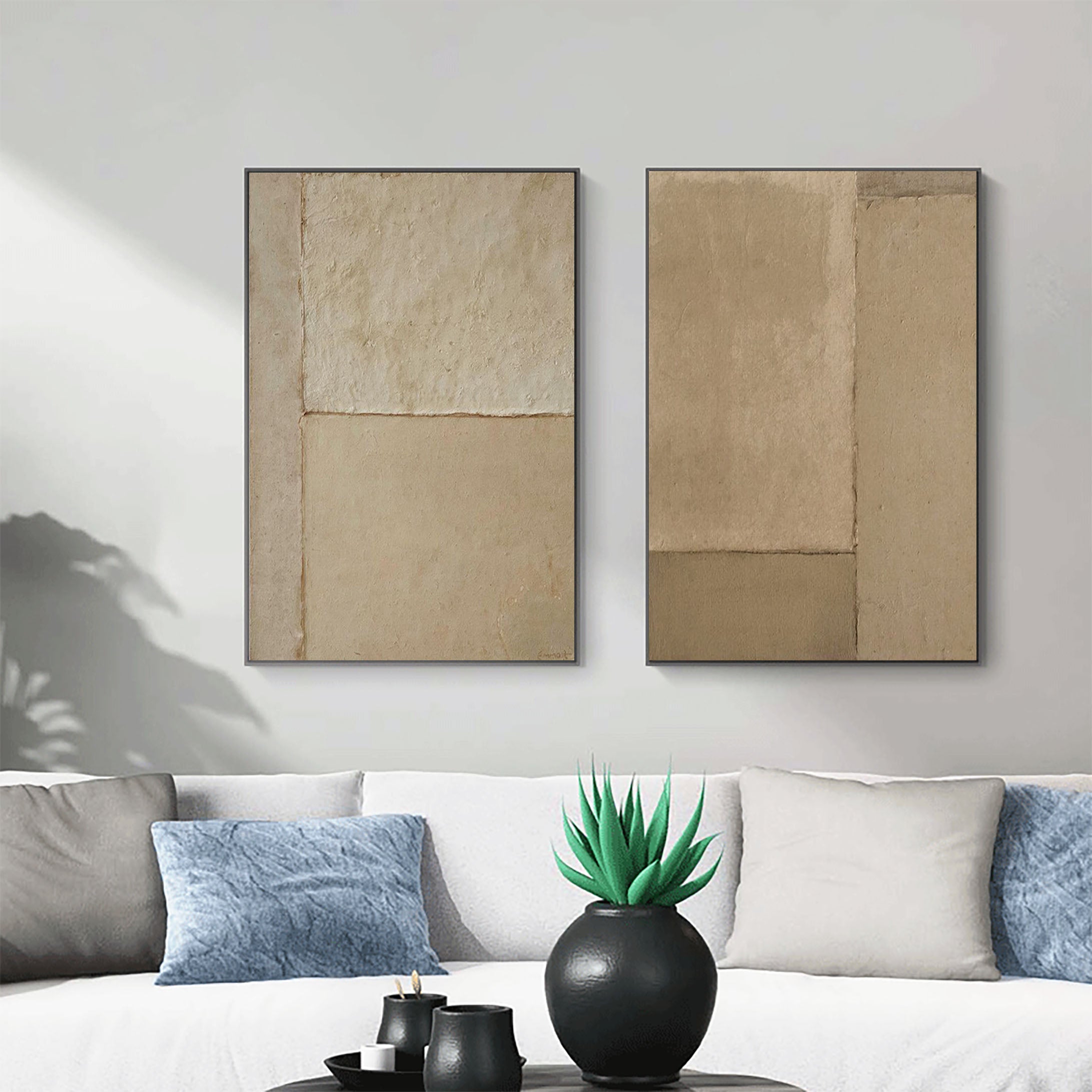 Abstract Tranquility Set of 2 #WS094