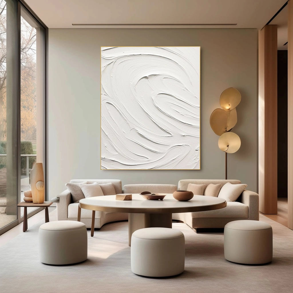 Plaster Art Minimalist Textured Painting #MM099