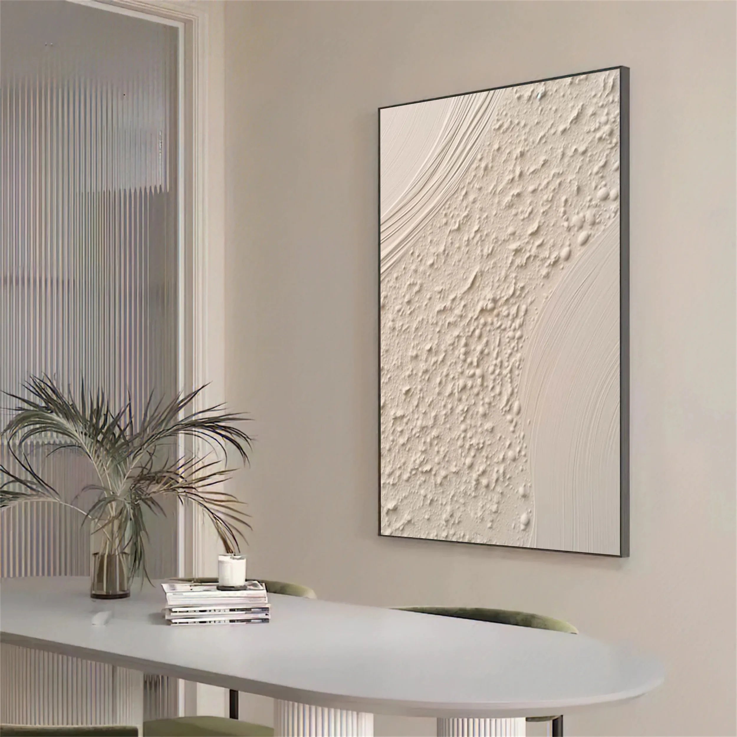 Beige & Brown Abstract #BB094