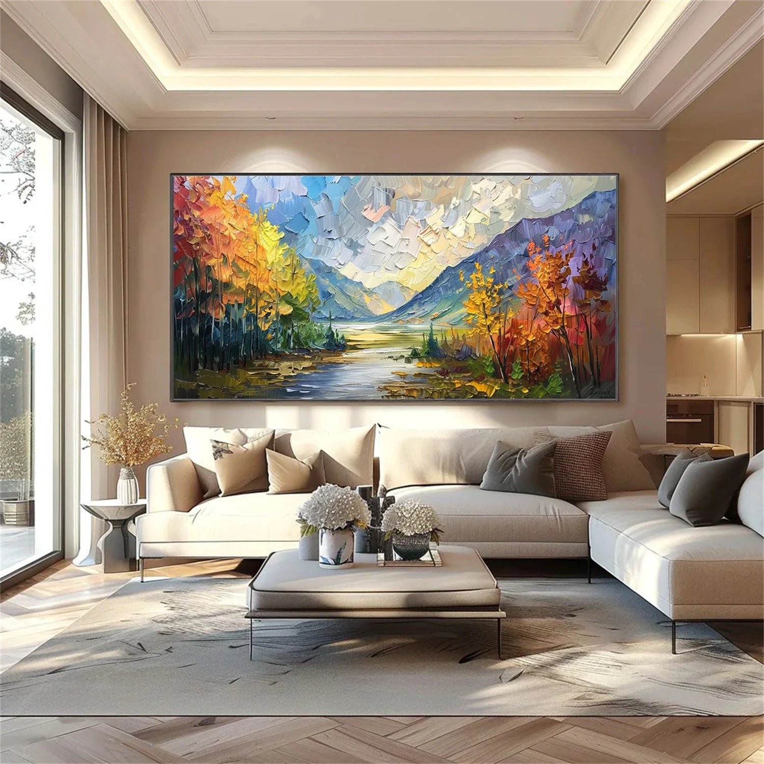 Flower And Tree Painting #FT 176