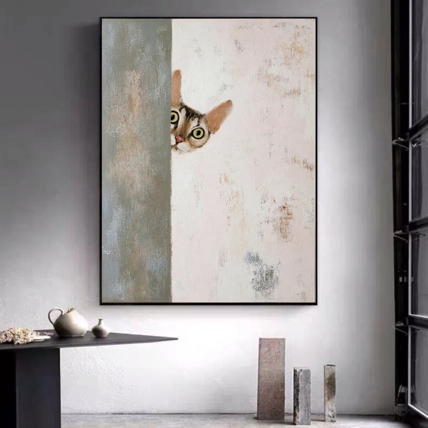 Abstract Animal Canvas Art #AP203