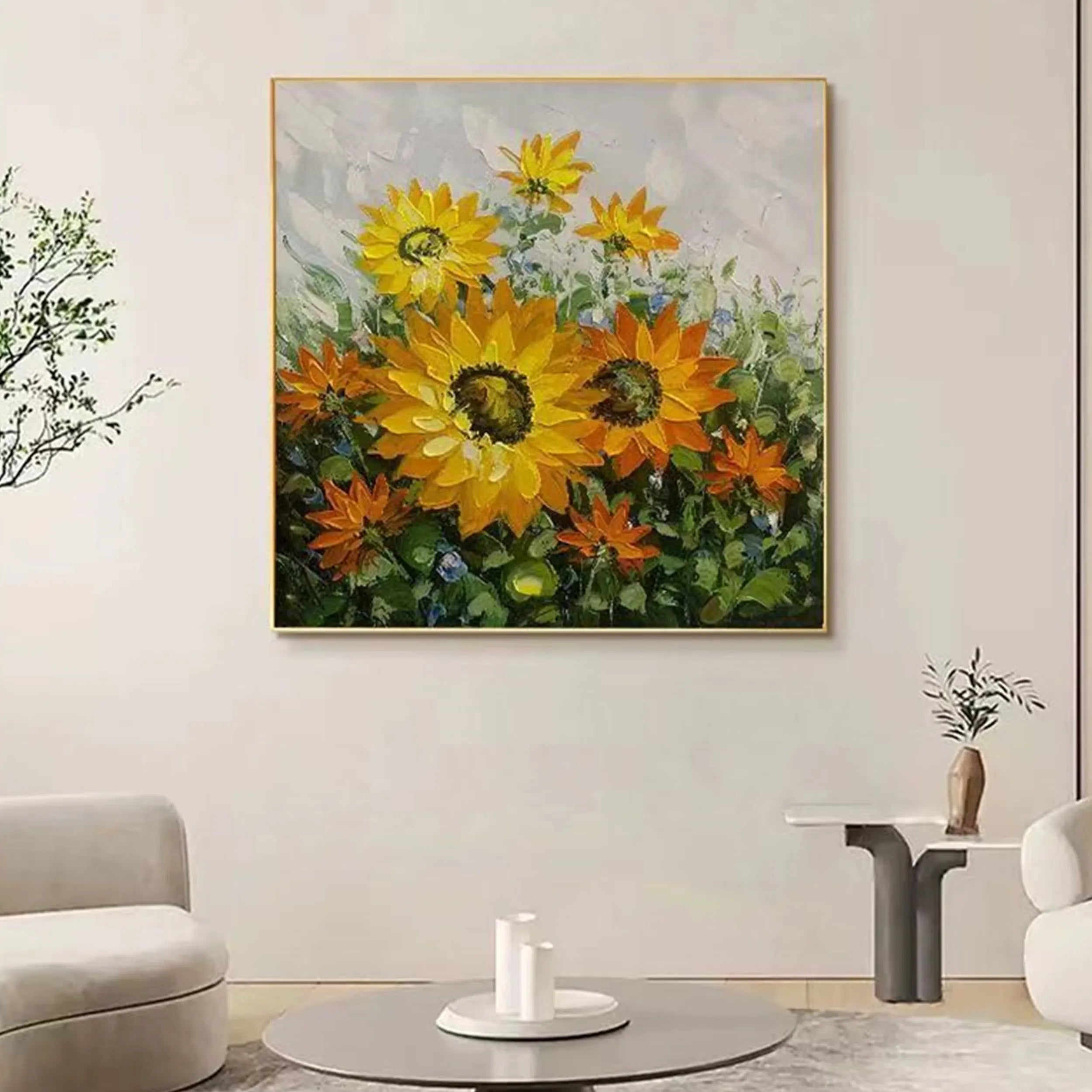 Flower And Tree Painting #FT 062