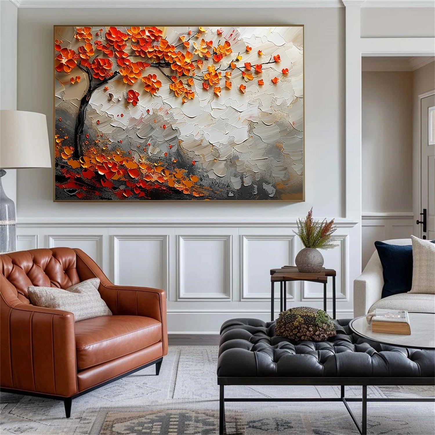 Flower And Tree Painting #FT 177