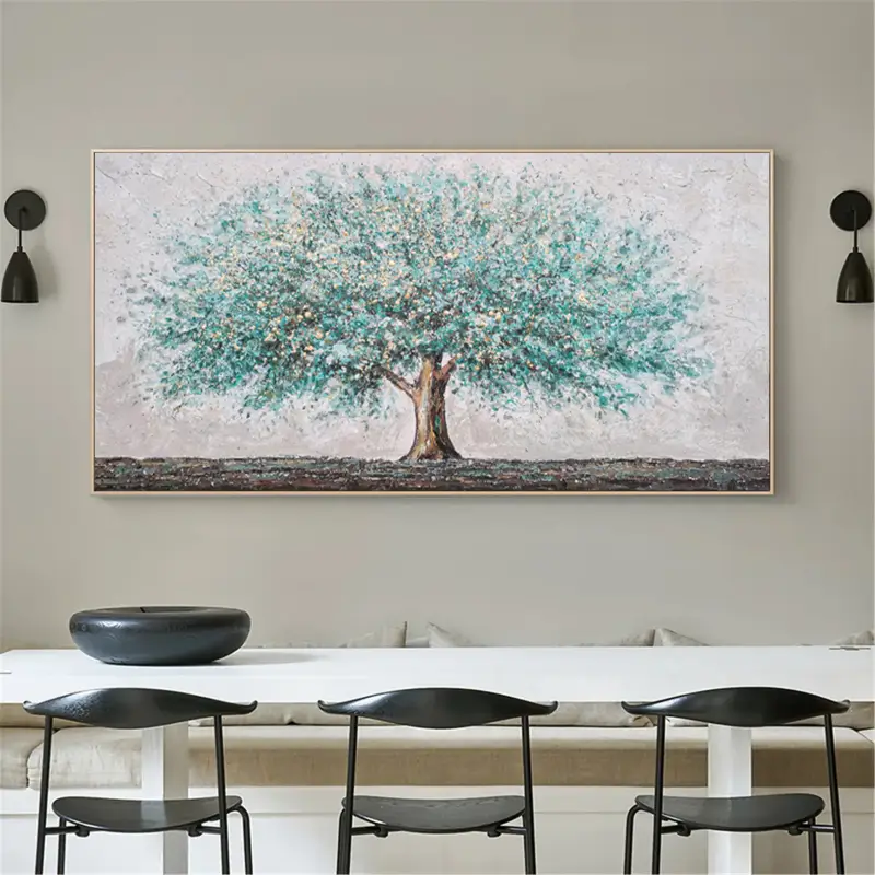 Flower And Tree Painting #FT 007