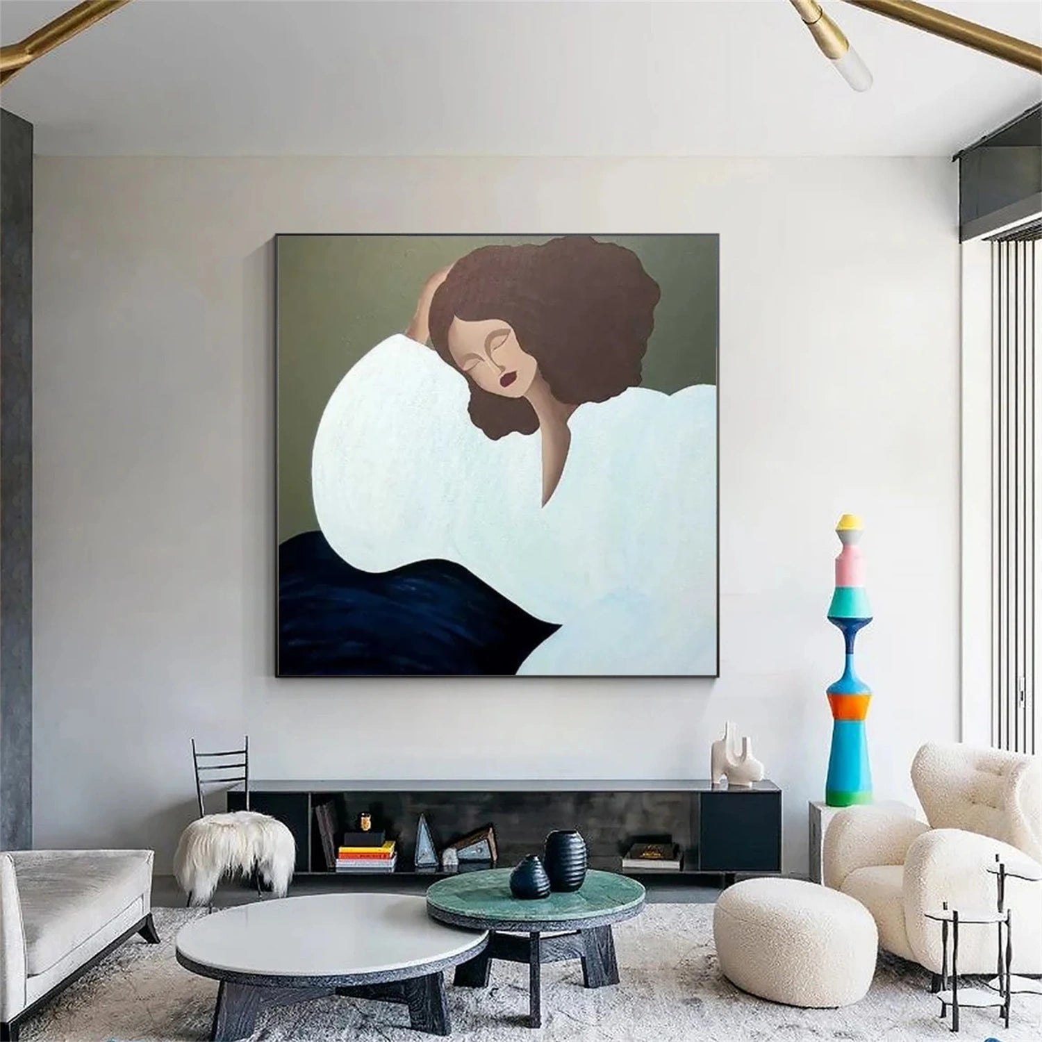 Abstract Portrait Wall Art #PT014