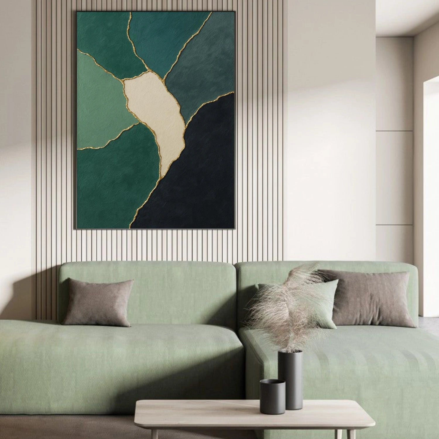 Minimalist Textured Canvas Art #MM379