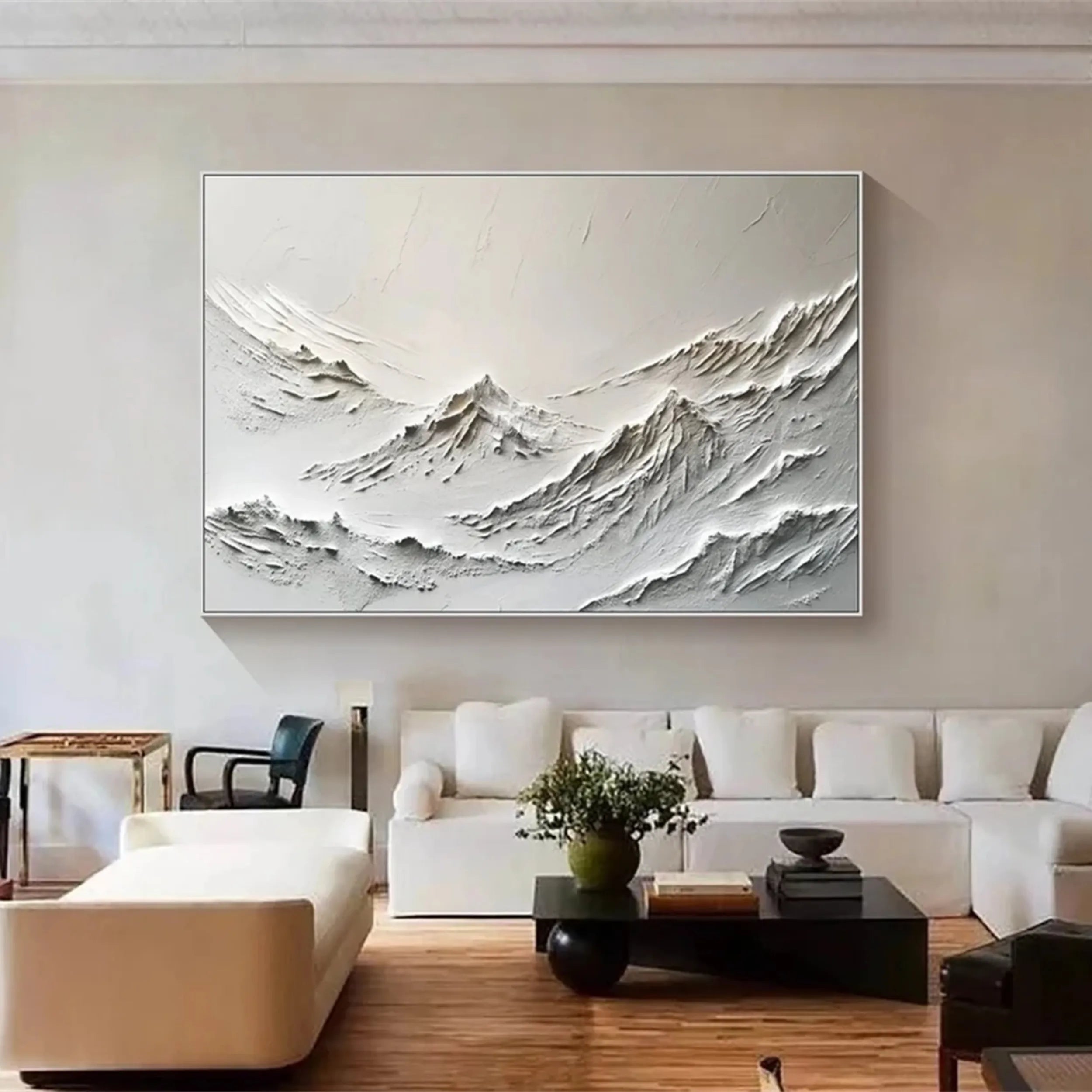 Plaster Art Minimalist Textured Painting #MM242