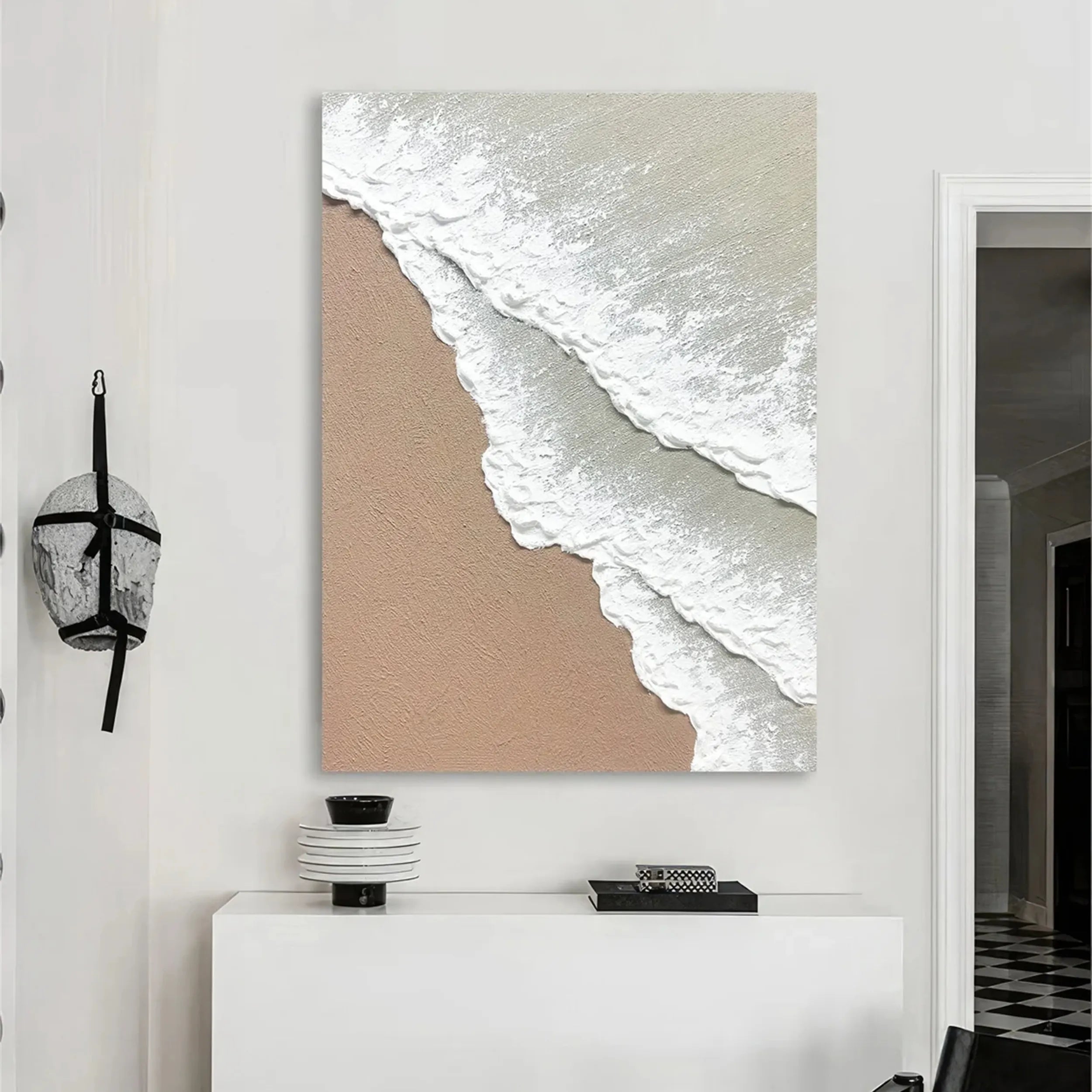 Plaster Art Minimalist Textured Painting #MM186