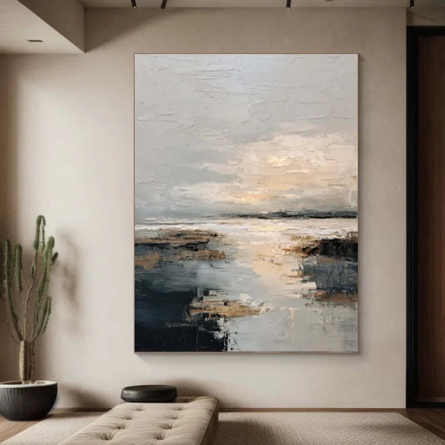 Abstract Textured Wall Art #AB 581