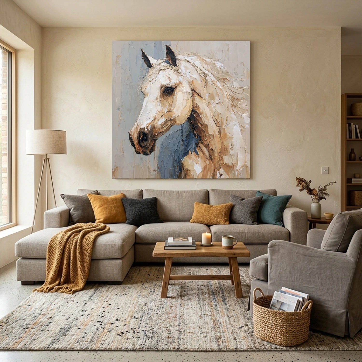 Abstract Animal Texture Canvas Art #AP246