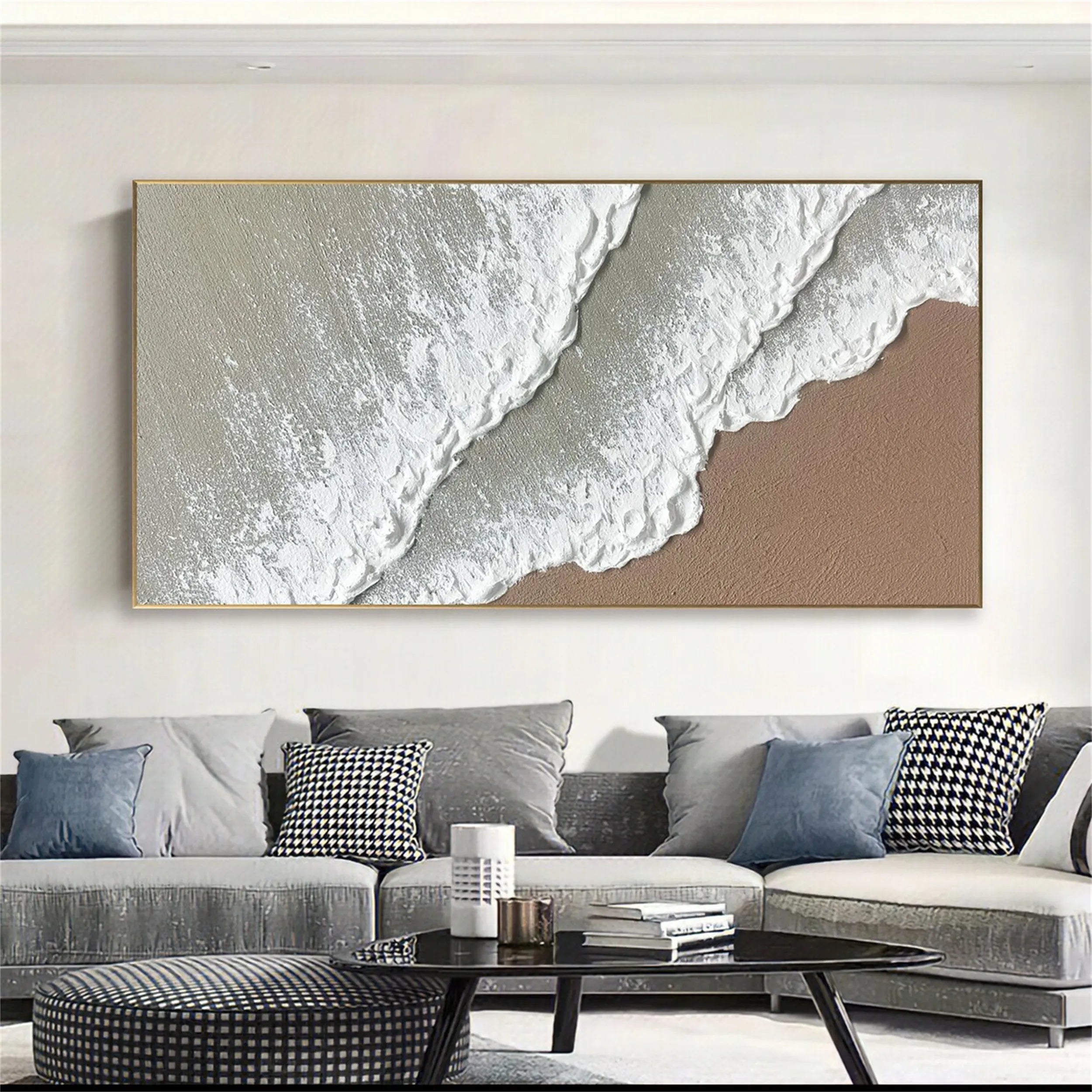 Plaster Art Minimalist Textured Painting #MM176