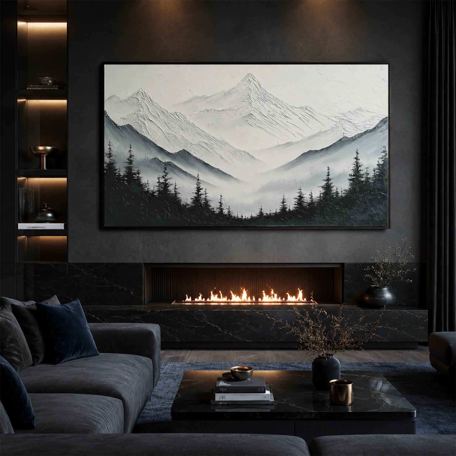 Minimalist Mountain Canvas # MM455