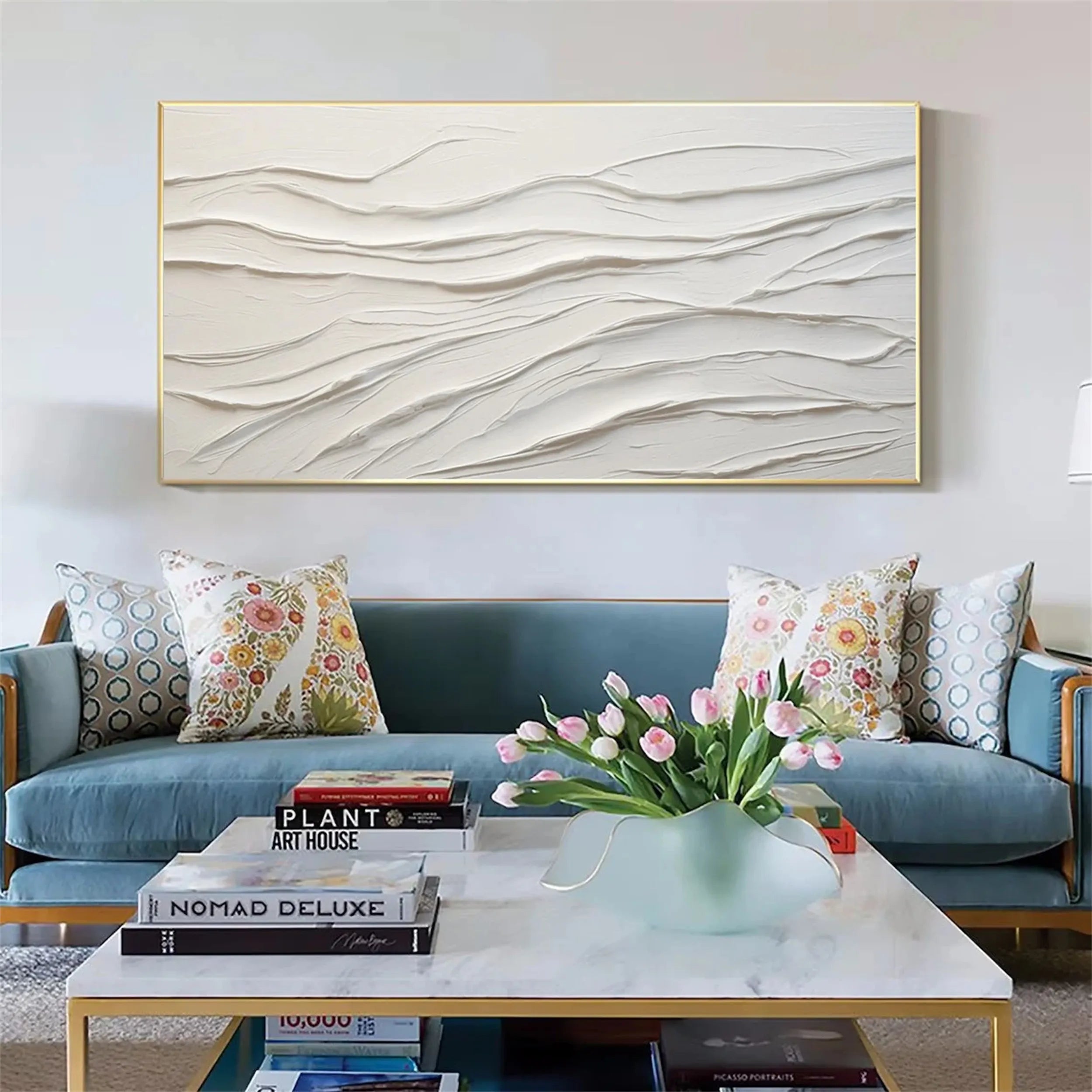 Plaster Art Minimalist Textured Painting #MM174