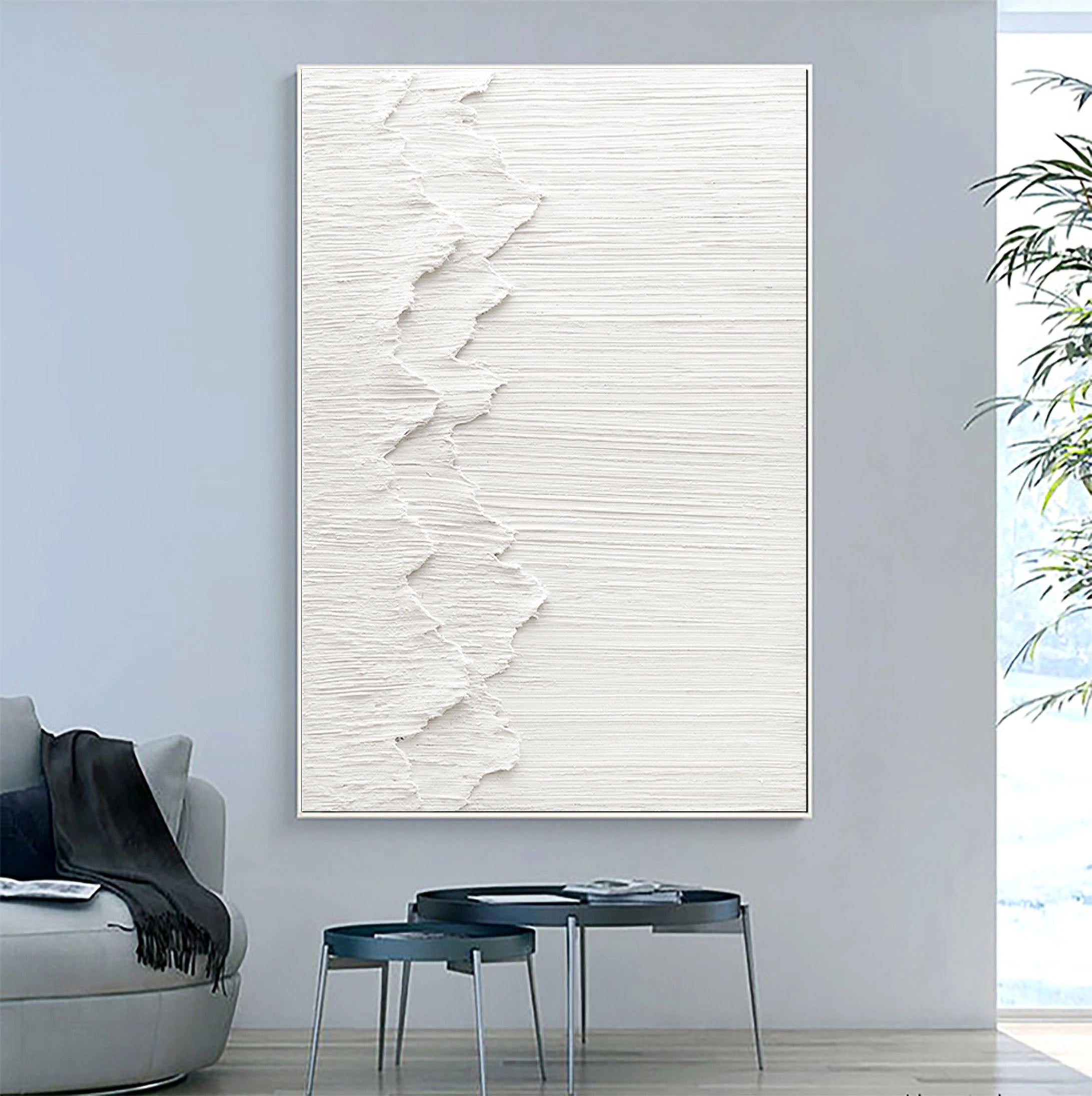 Plaster Art Minimalist Textured Painting #MM025