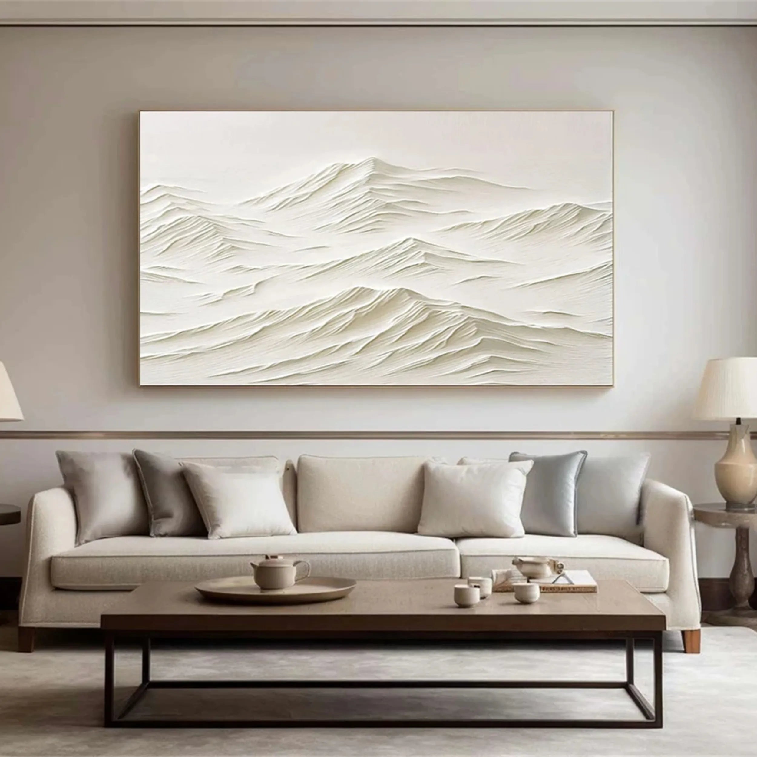 Plaster Art Minimalist Textured Painting #MM253
