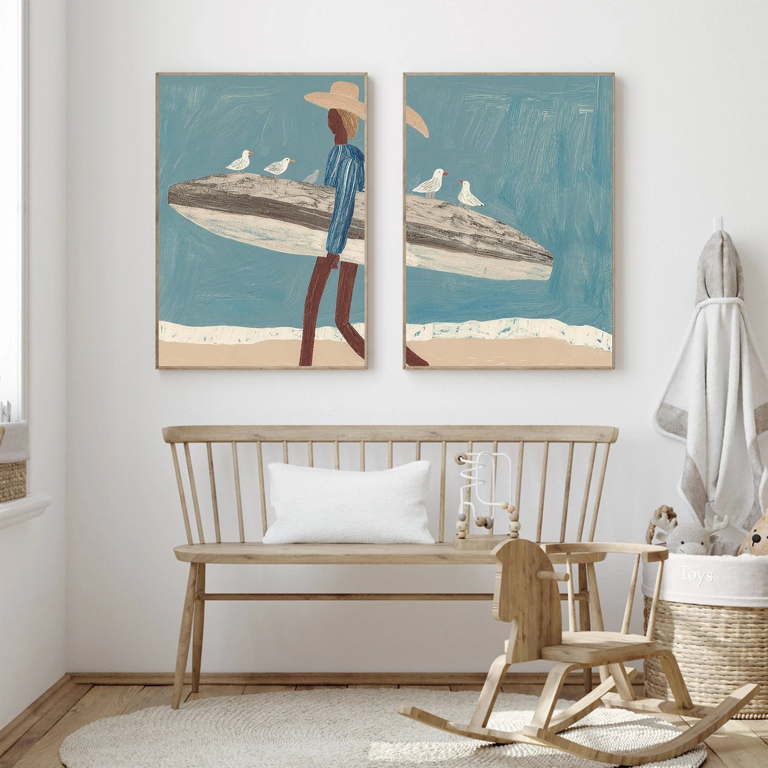 Abstract Portrait Wall Art Set of 2 # PT053