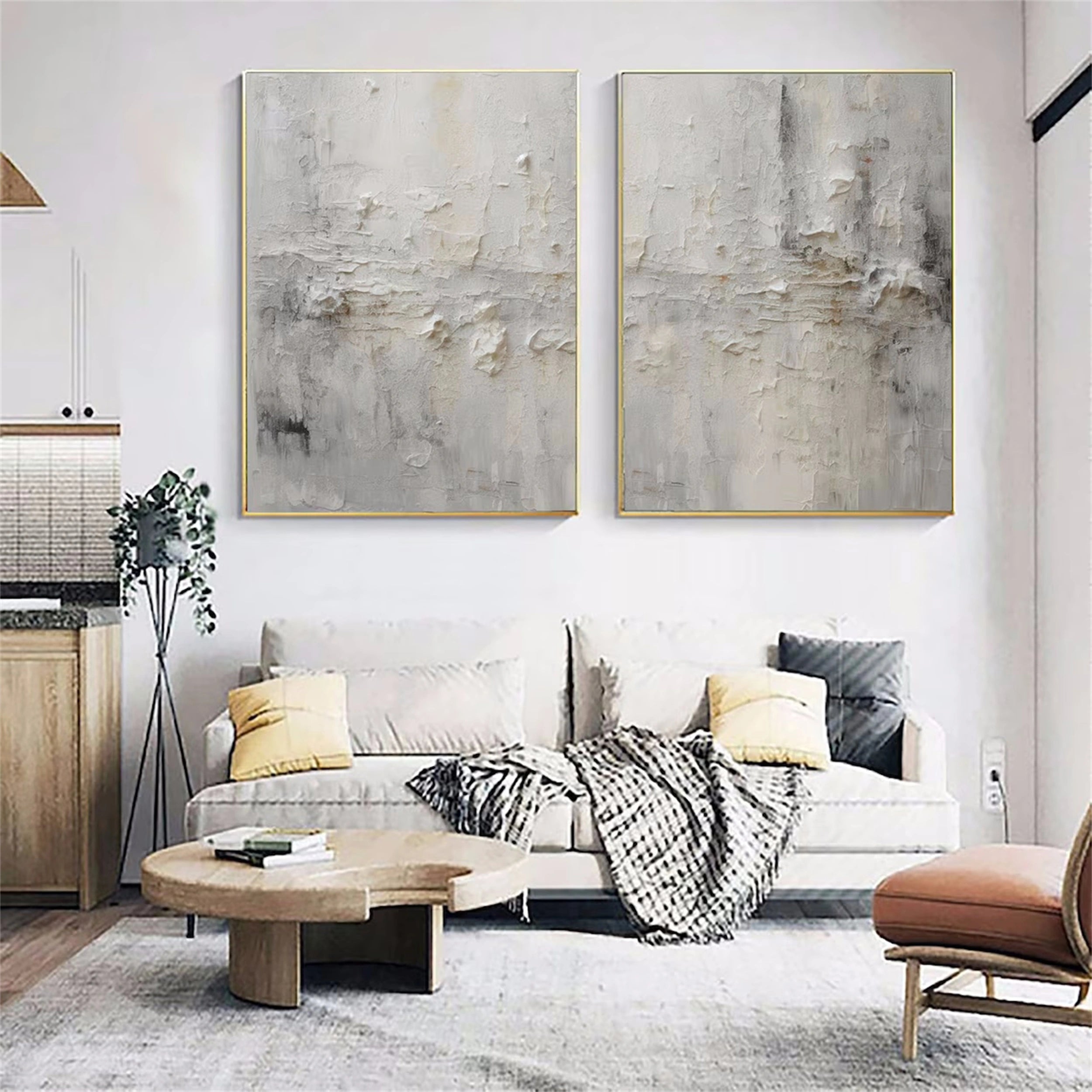 Abstract Painting Set of 2 #AB 095