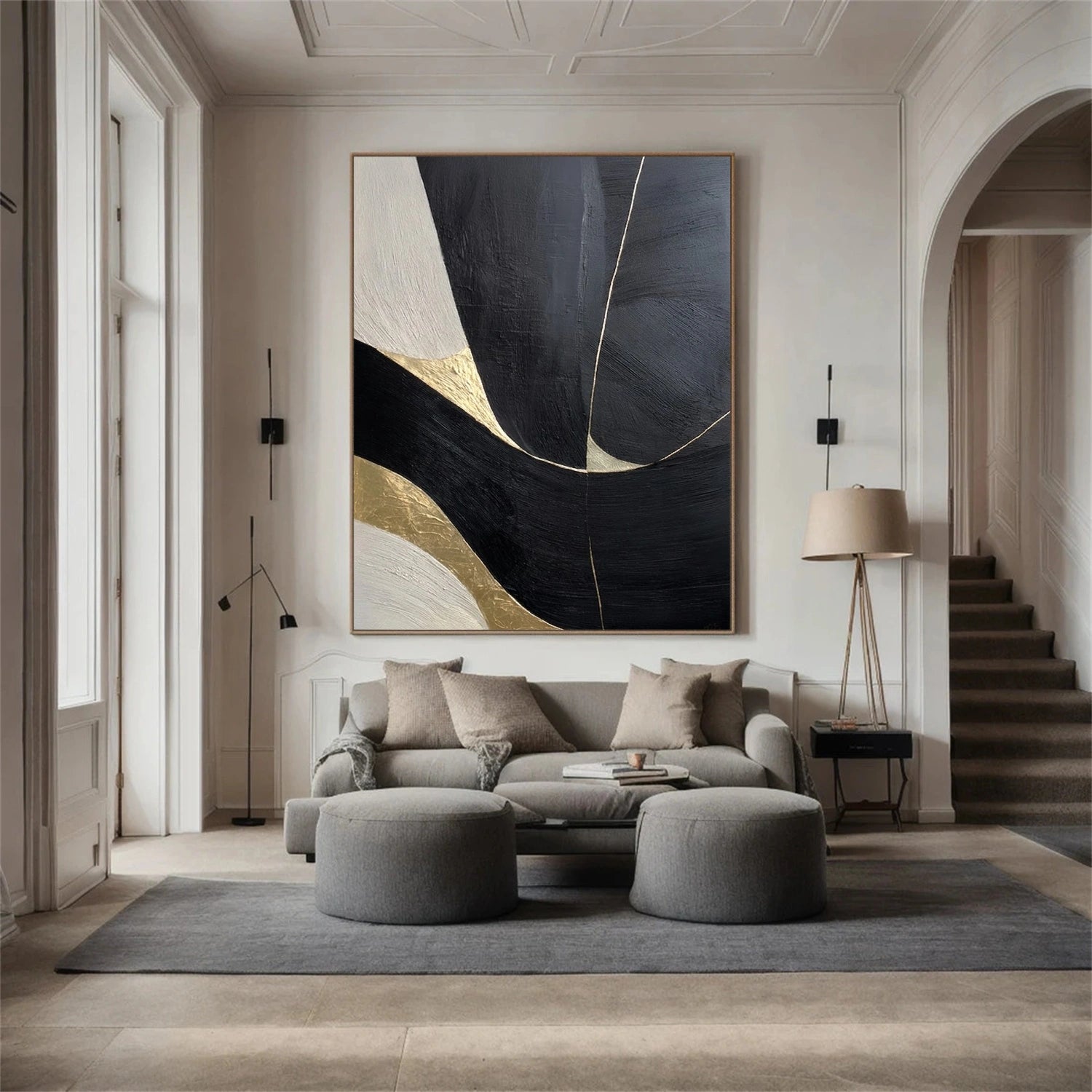 Minimalist Textured Canvas # MM434
