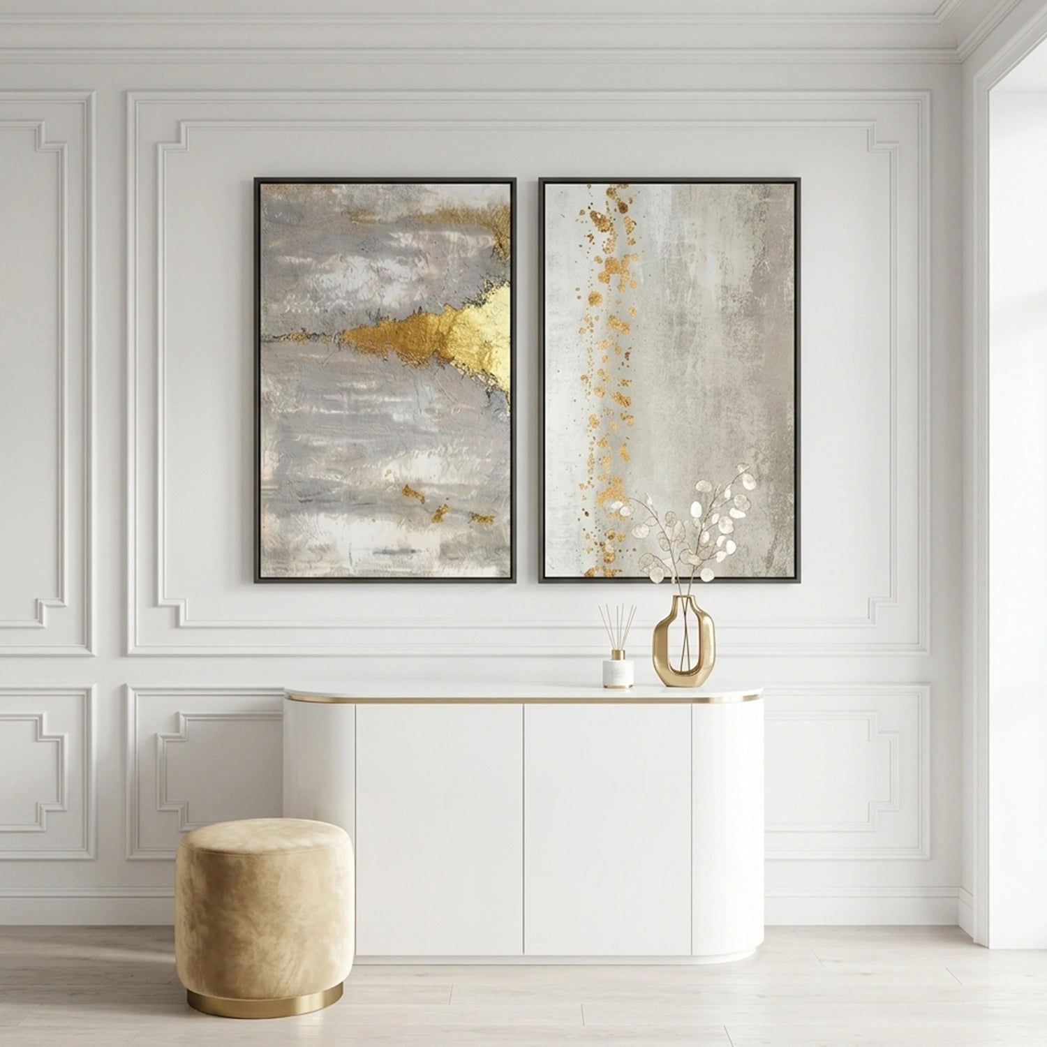 Abstract Wall Art Set of 2 # AB705