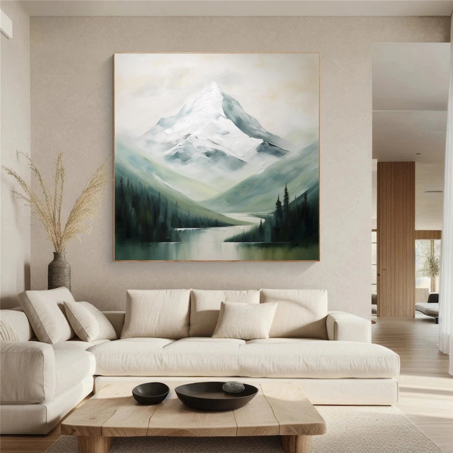 Abstract Mountai Canvas Art #MM326