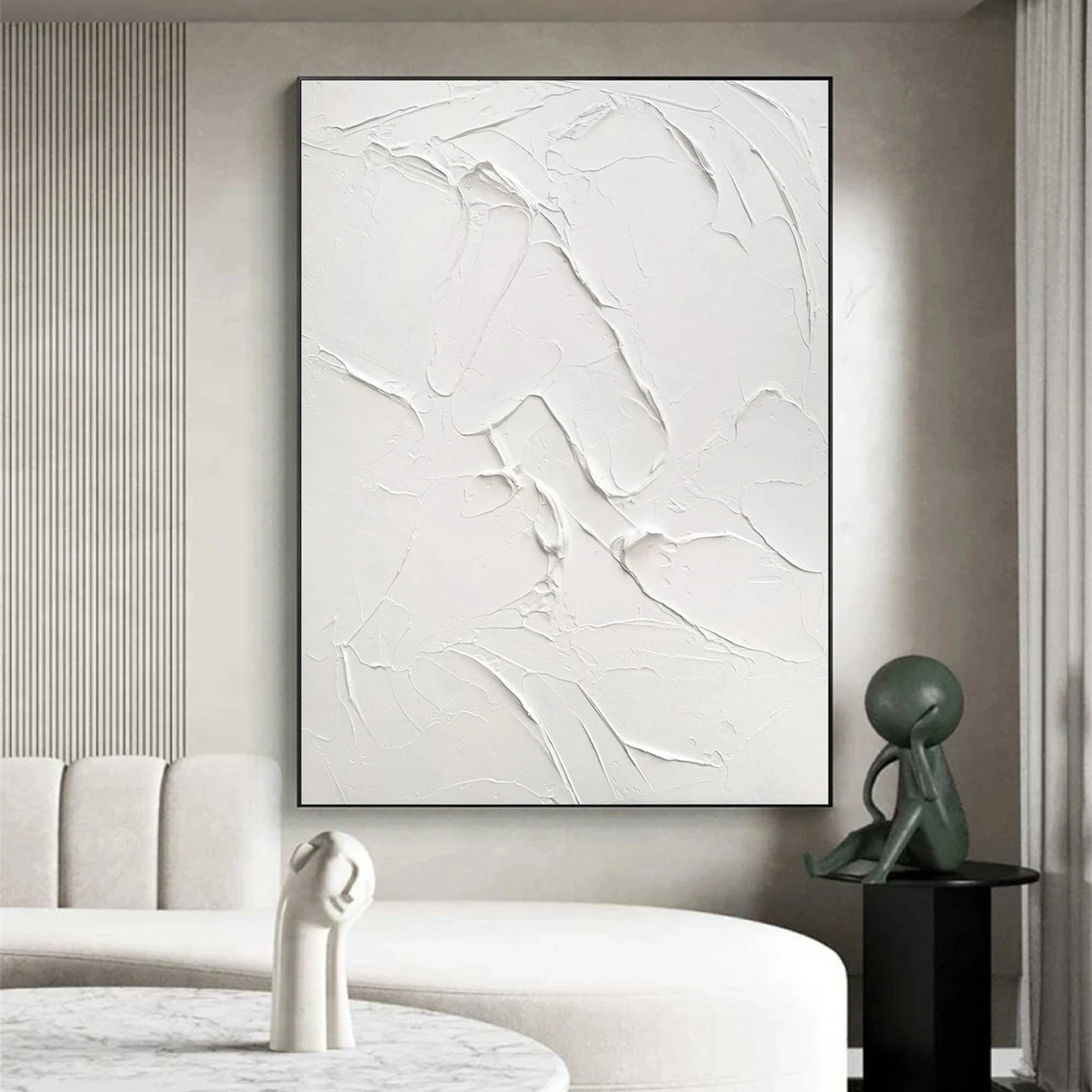 Plaster Art Minimalist Textured Painting #MM151