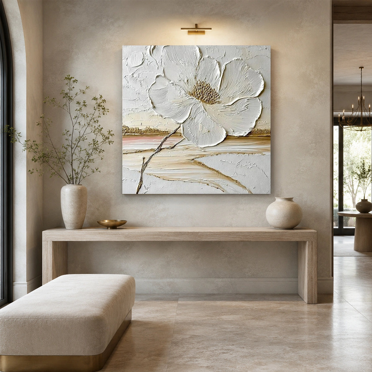 Flower & Tree Abstract Canvas # FT 419