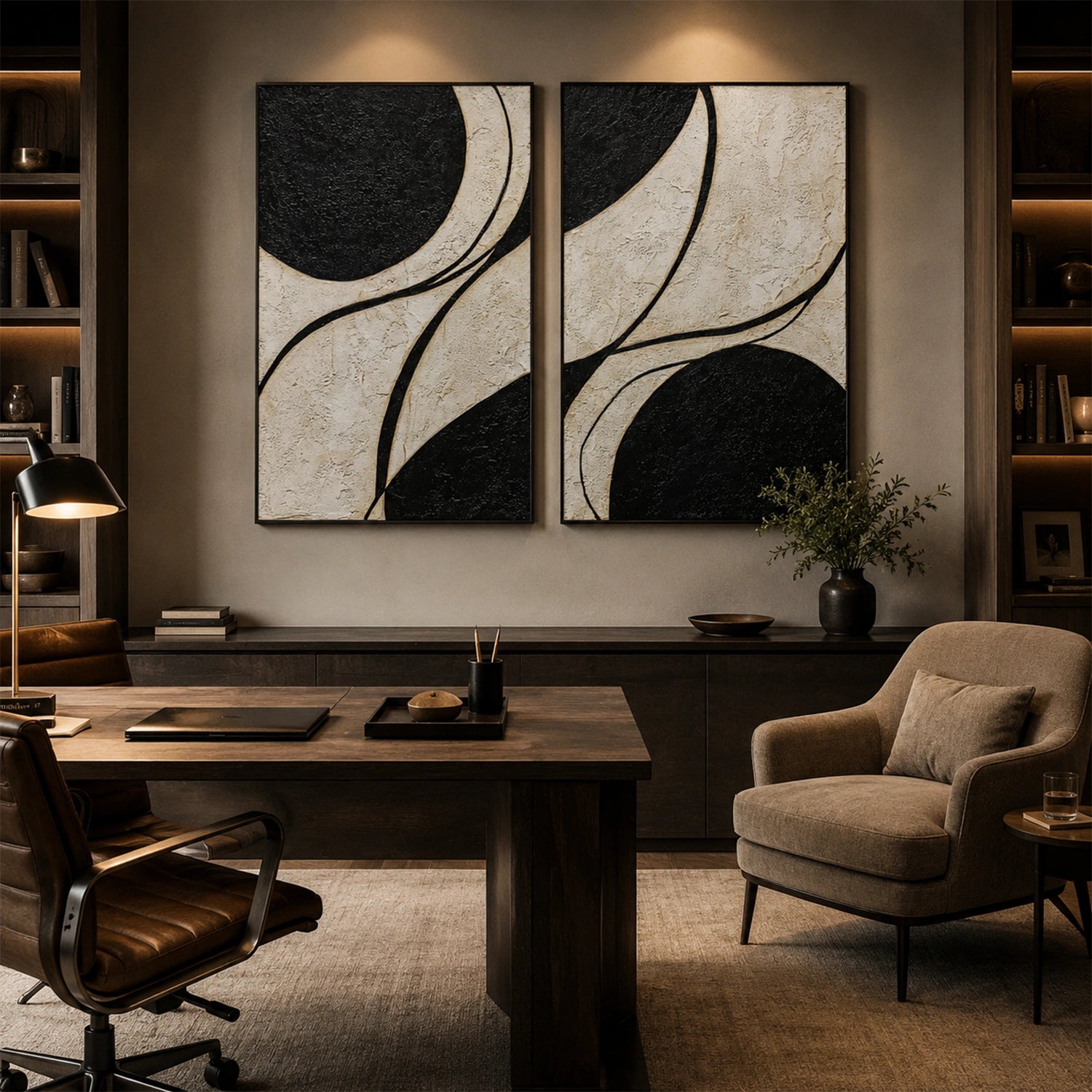 Wabi Sabi Wall Art Set of 2 # WS457