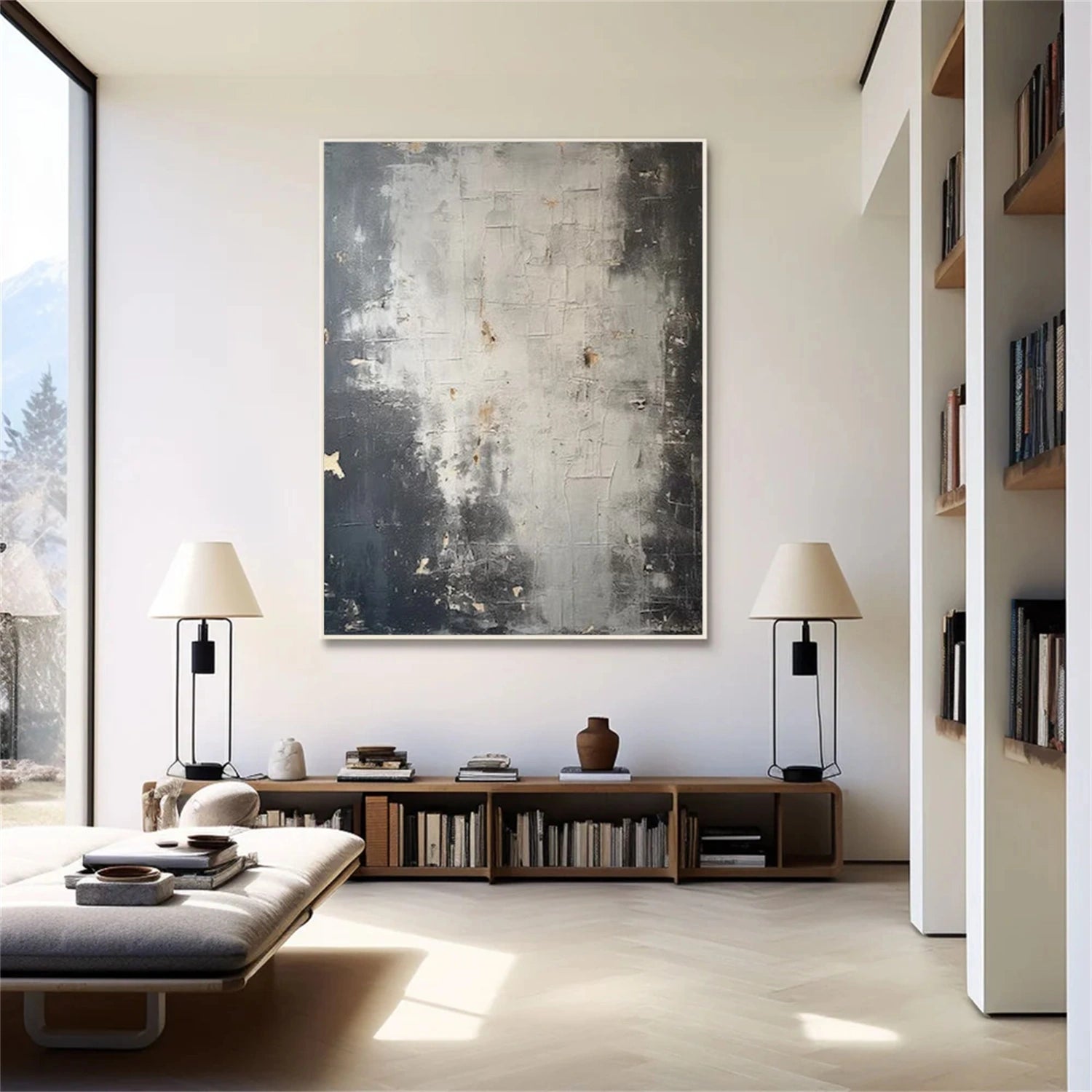 Abstract Texture Wall Art #AB629