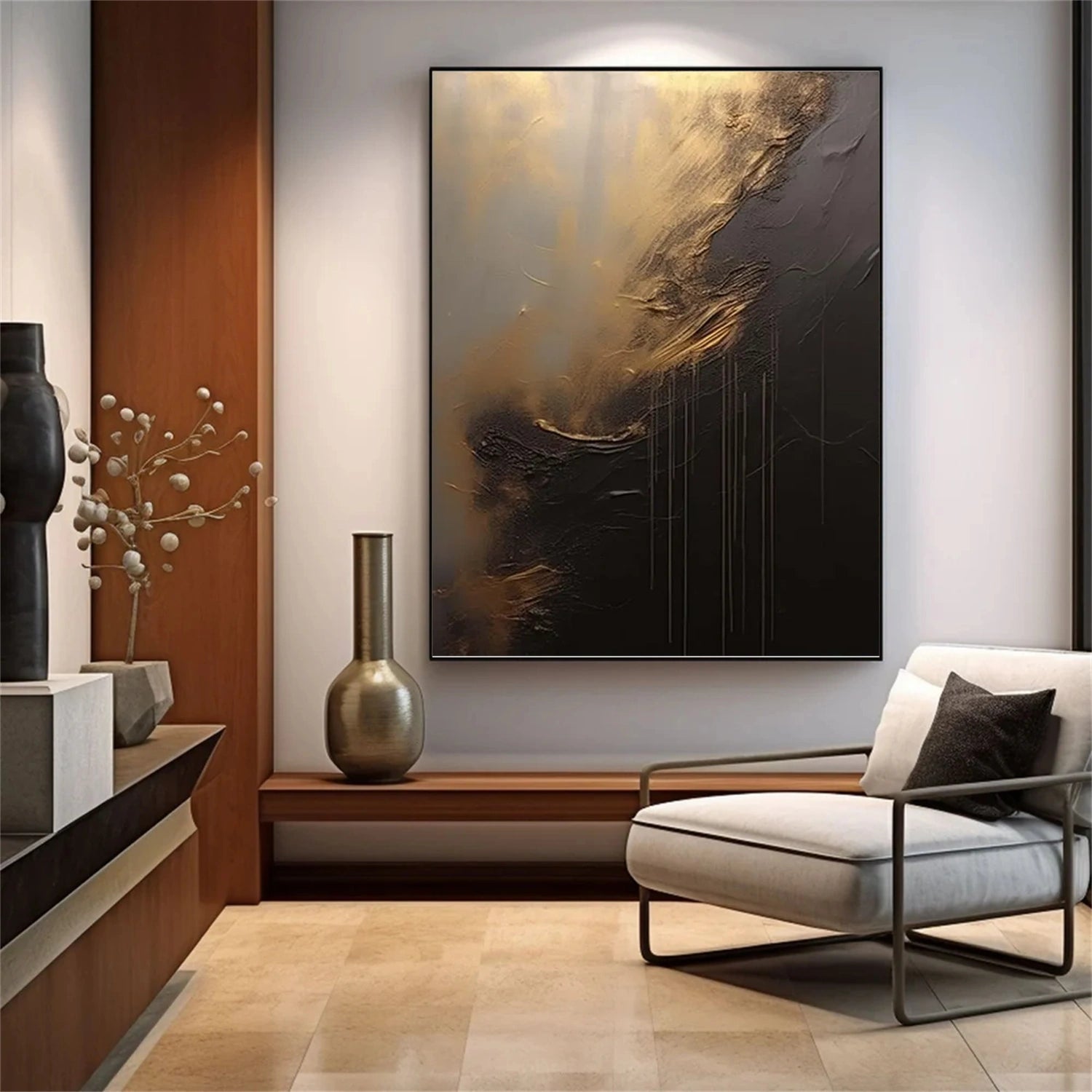 Abstract Textured Wall Art #AB 503