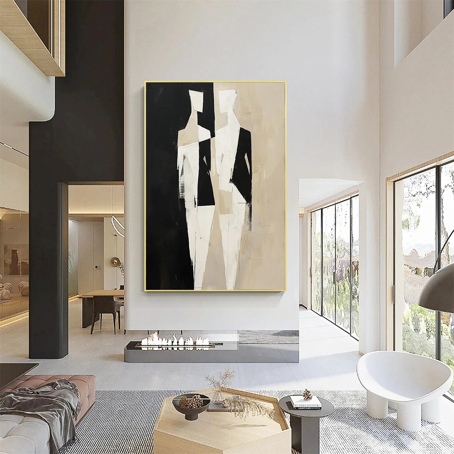 Contemporary Abstract Minimalist Wall Art #CW013