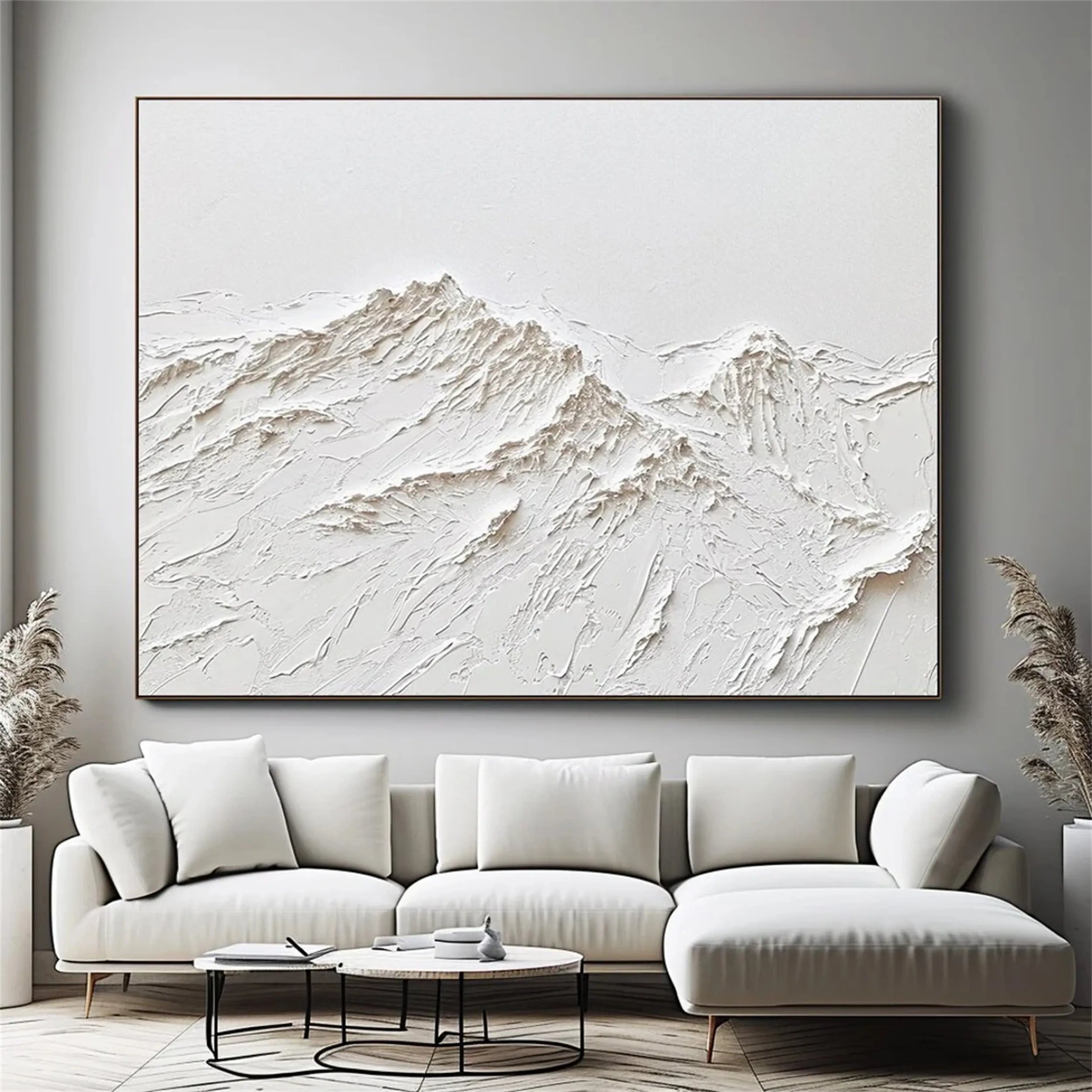 Plaster Art Minimalist Textured Painting #MM251