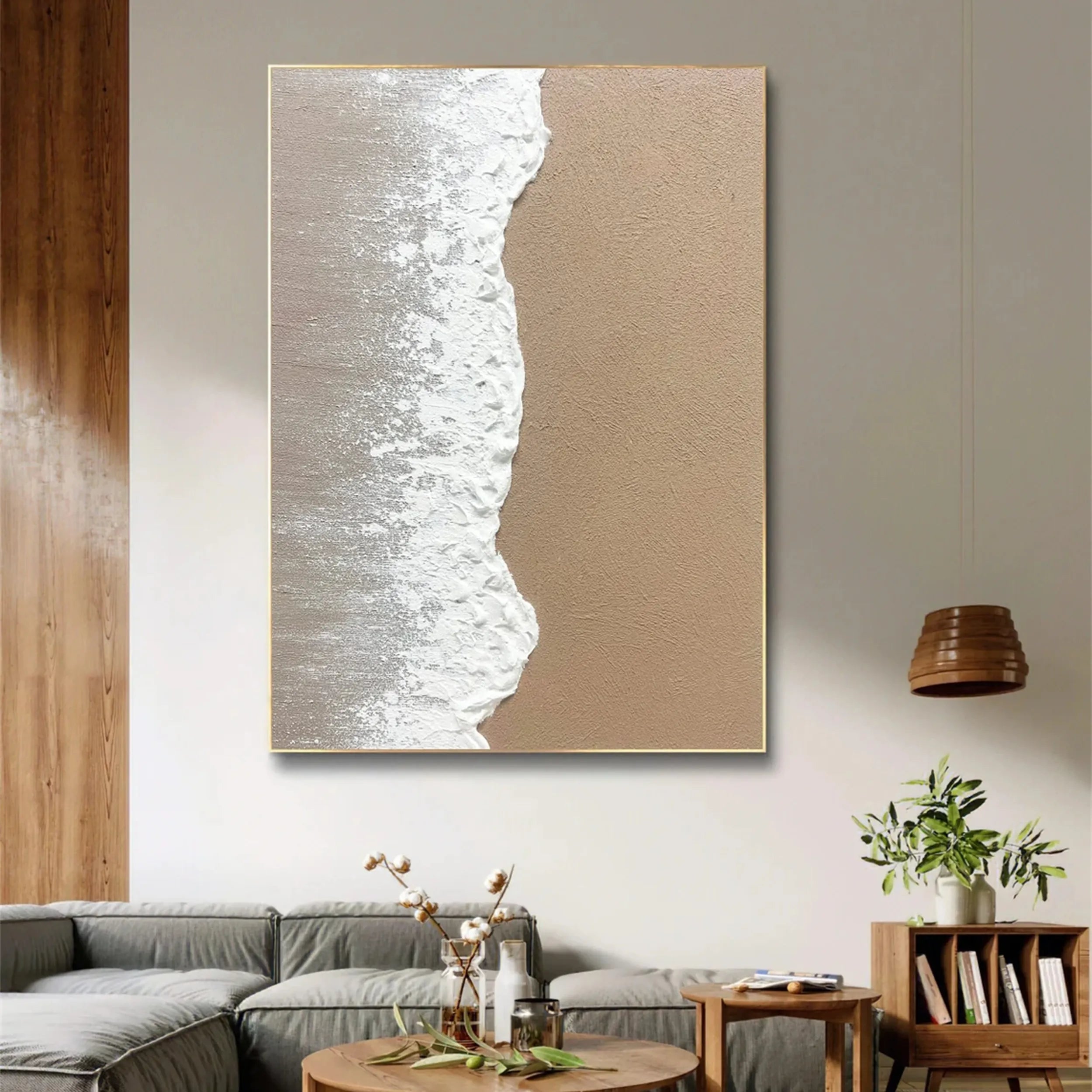 Plaster Art Minimalist Textured Painting #MM185