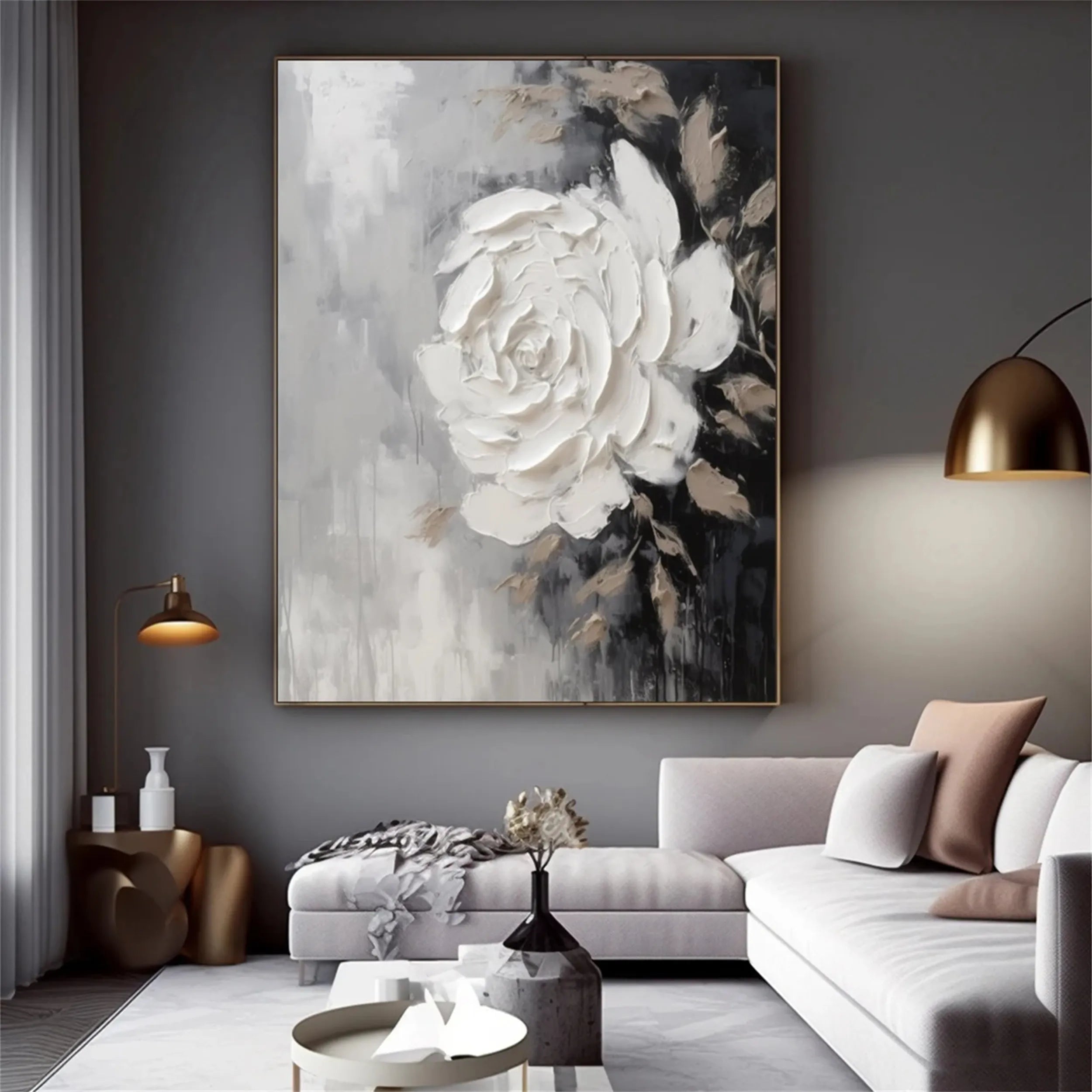 Flower And Tree Painting #FT 045