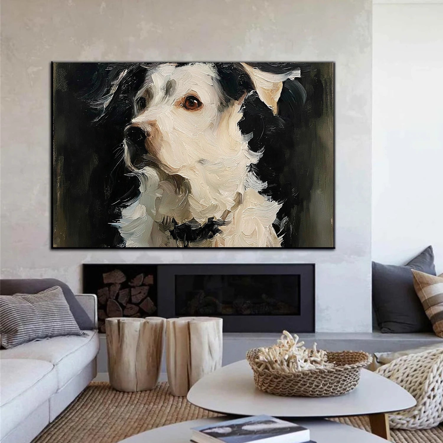 Abstract Animal Texture Canvas Art #AP226