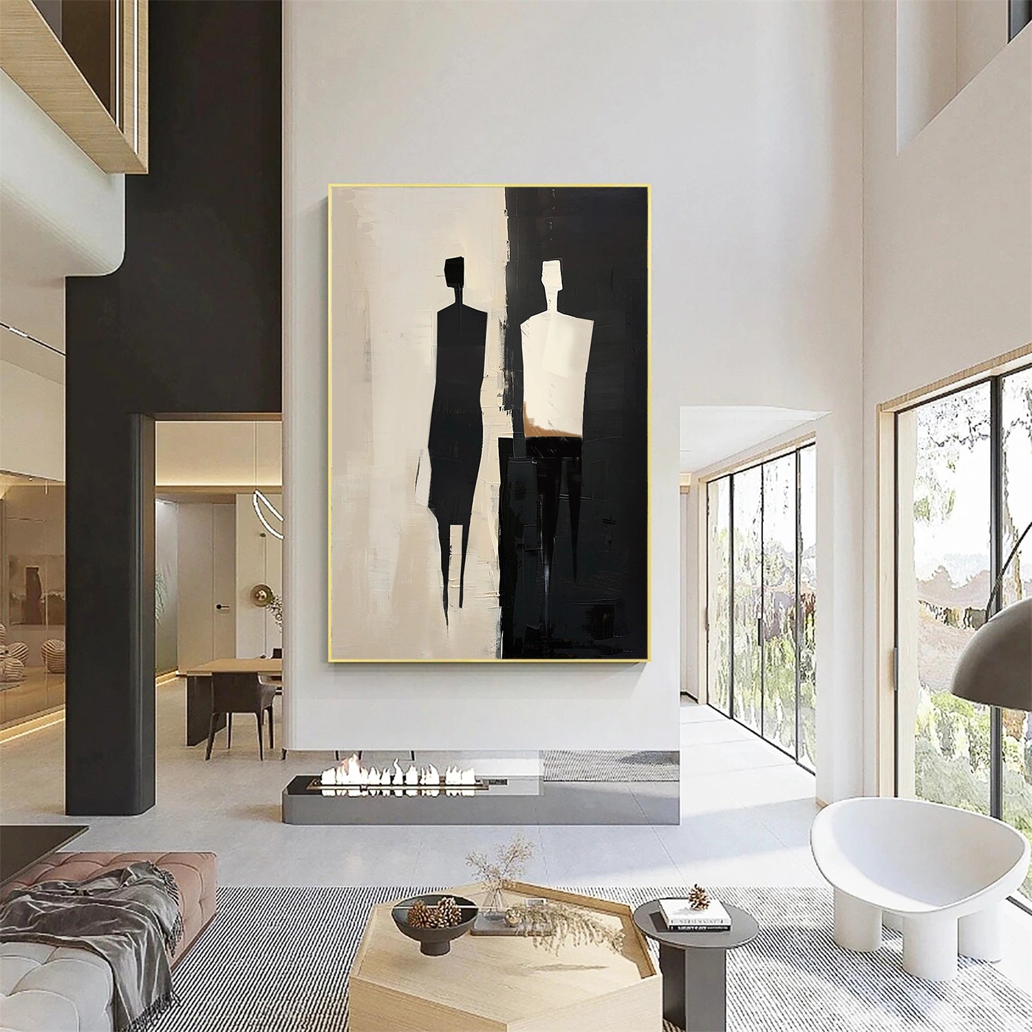 Contemporary Abstract Minimalist Wall Art #CW007