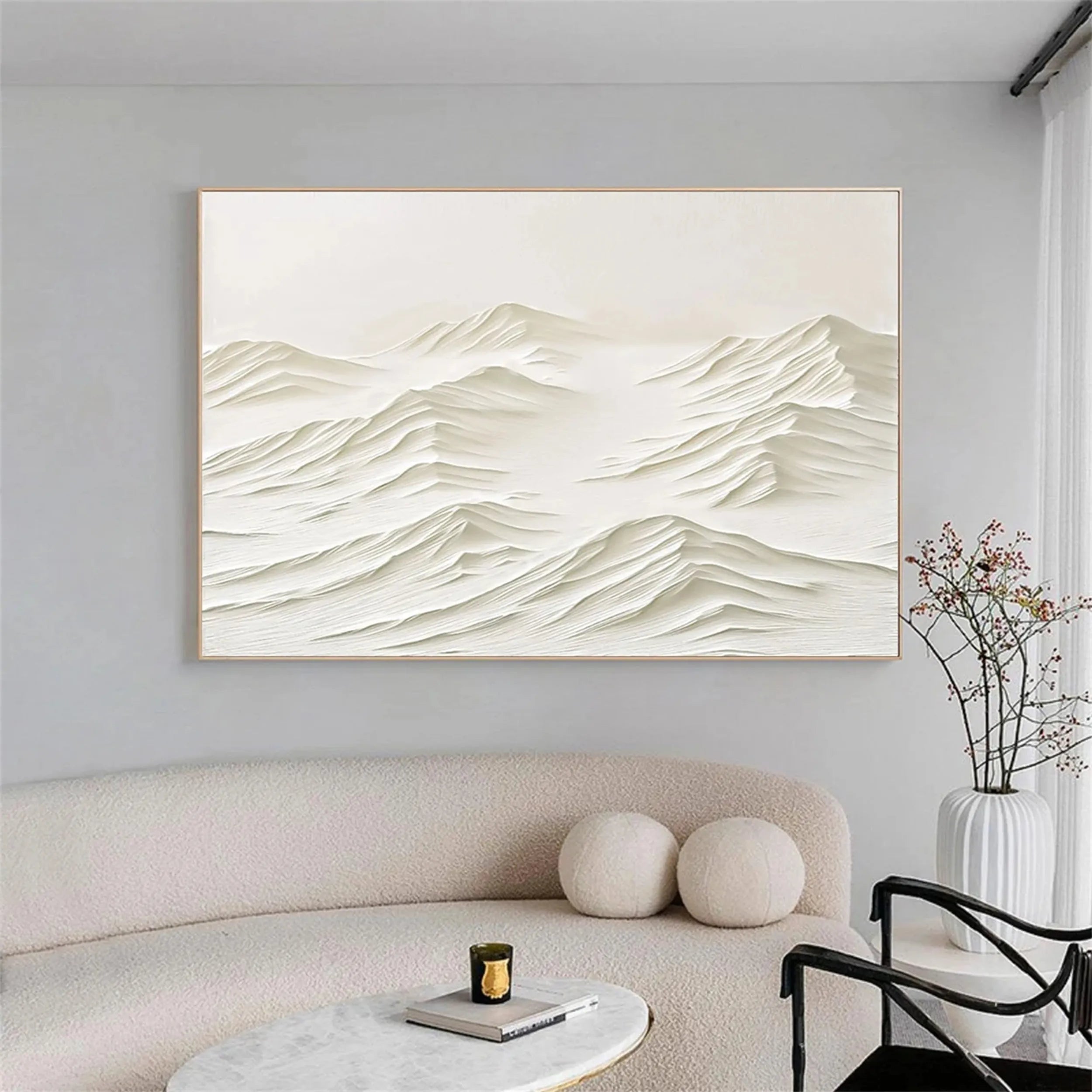 Plaster Art Minimalist Textured Painting #MM252