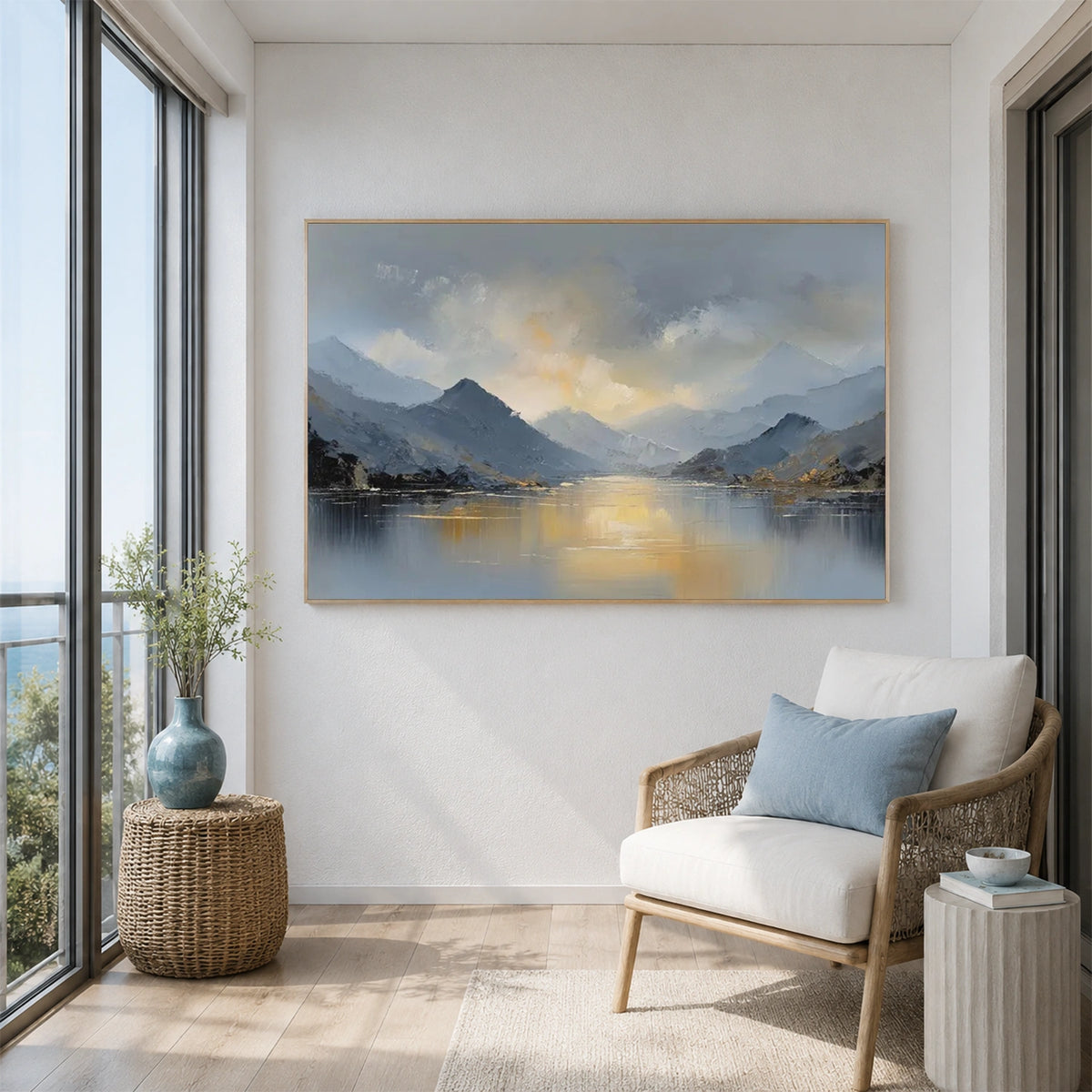 Minimalist Mountain Canvas #MM484