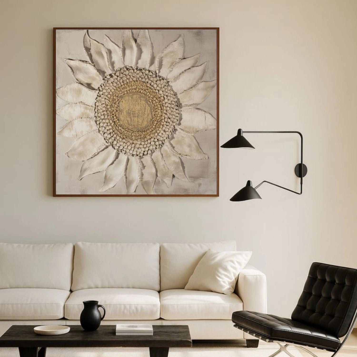 Flower & Tree Abstract Textured Canvas # FT 357