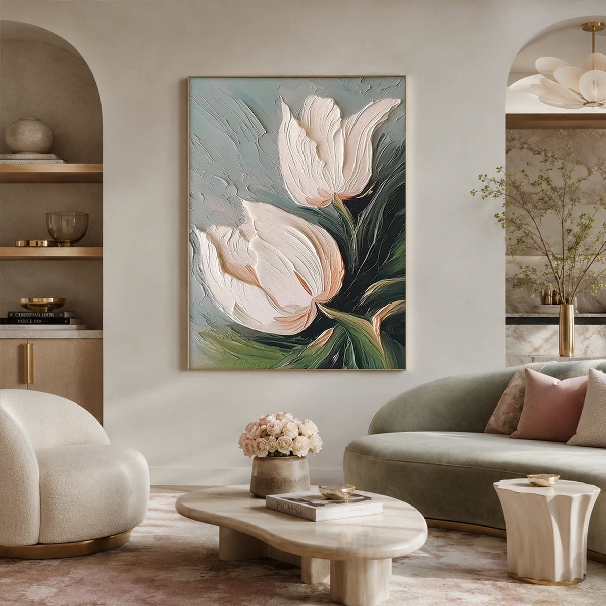 Flower & Tree Abstract Canvas # FT 426