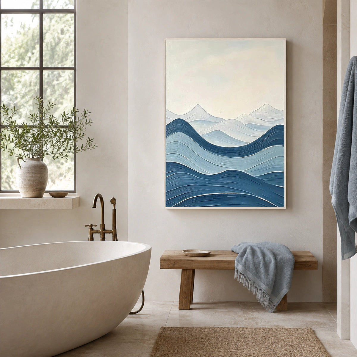 Minimalist Mountain Canvas #MM483