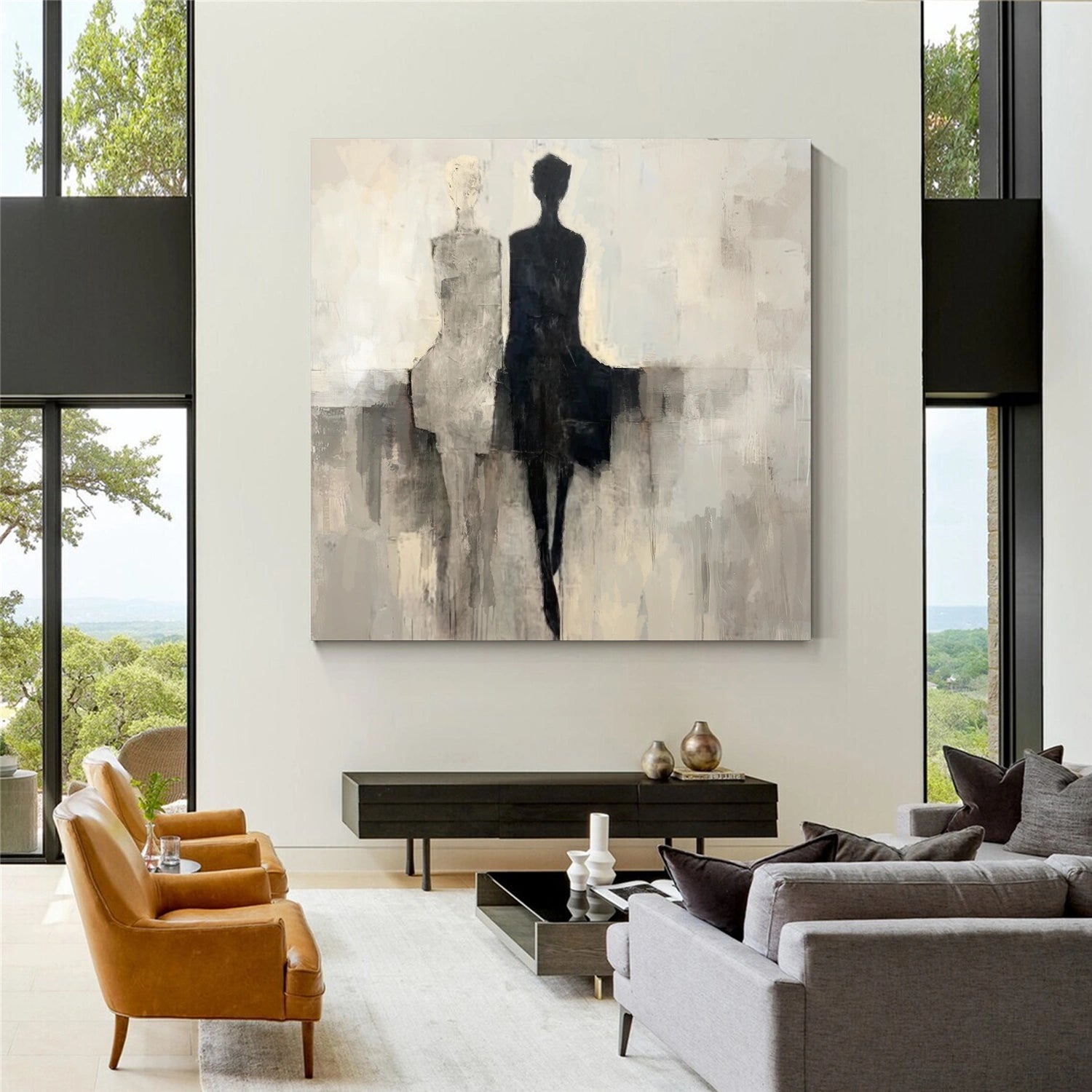 Contemporary Abstract Minimalist Wall Art #CW043