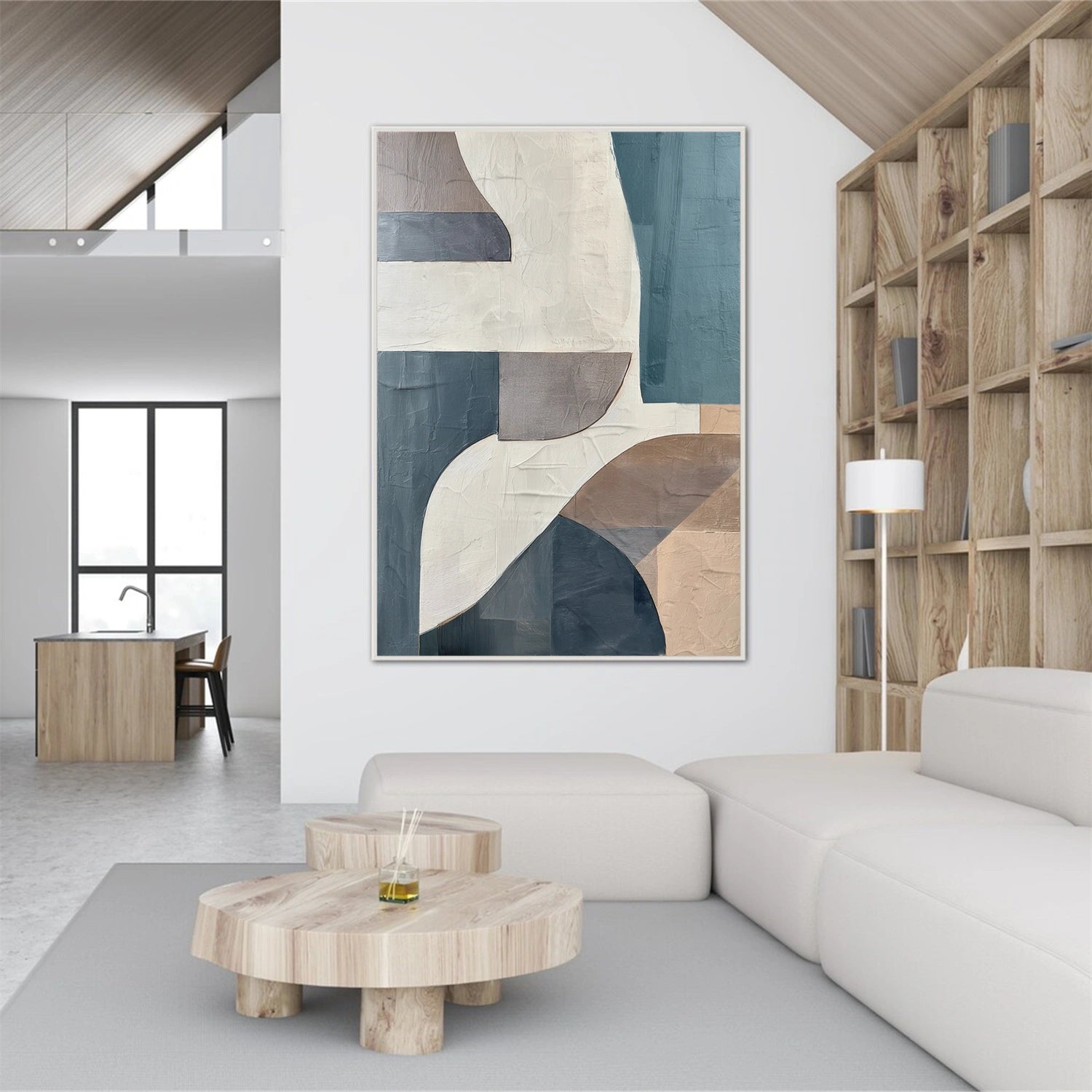 Abstract Textured Wall Art #AB 609