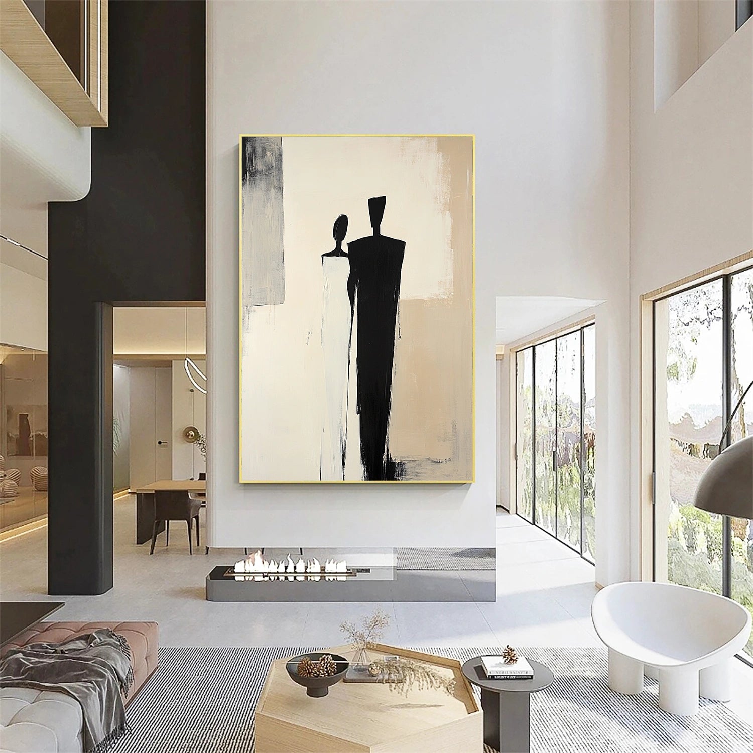 Contemporary Abstract Minimalist Wall Art #CW001