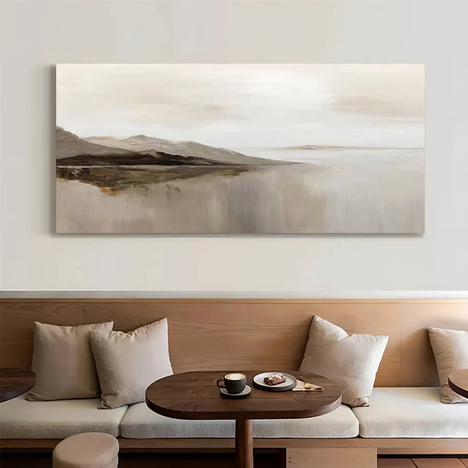 Minimalist Mountain Texture Canvas # MM426