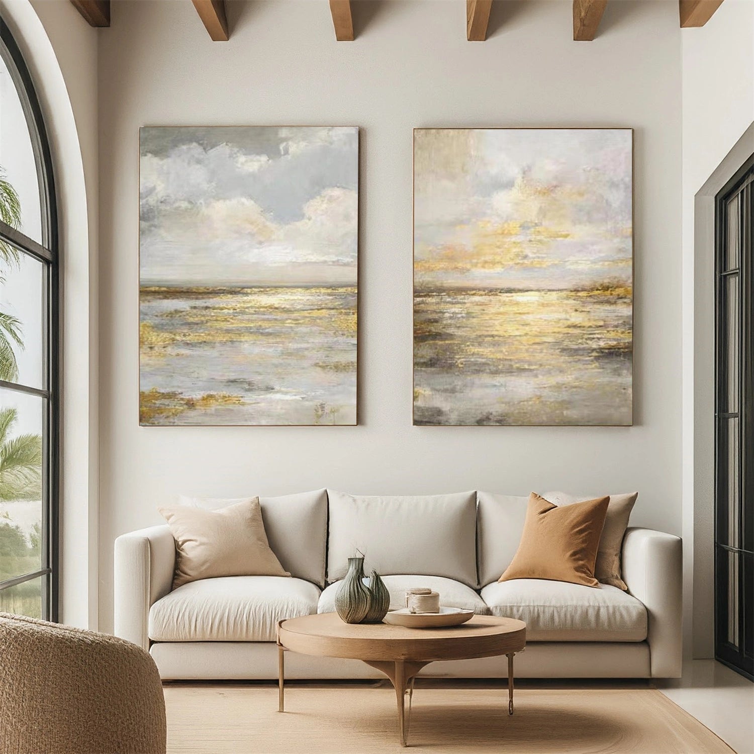 Abstract Wall Art Set of 2 # AB675