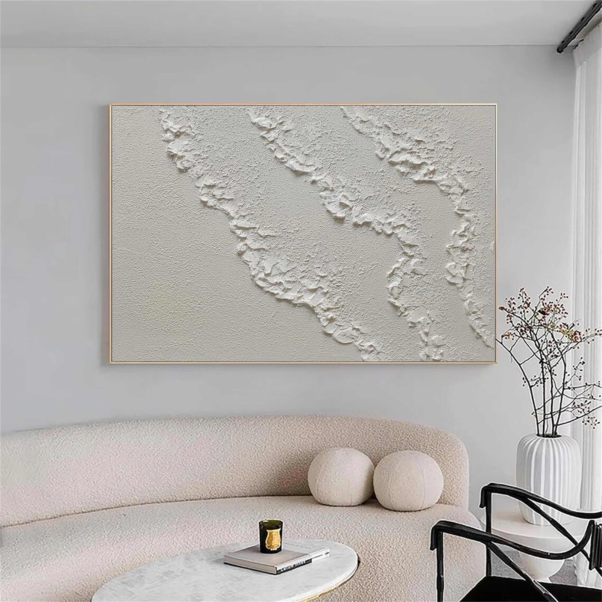 Plaster Art Minimalist Textured Painting #MM111