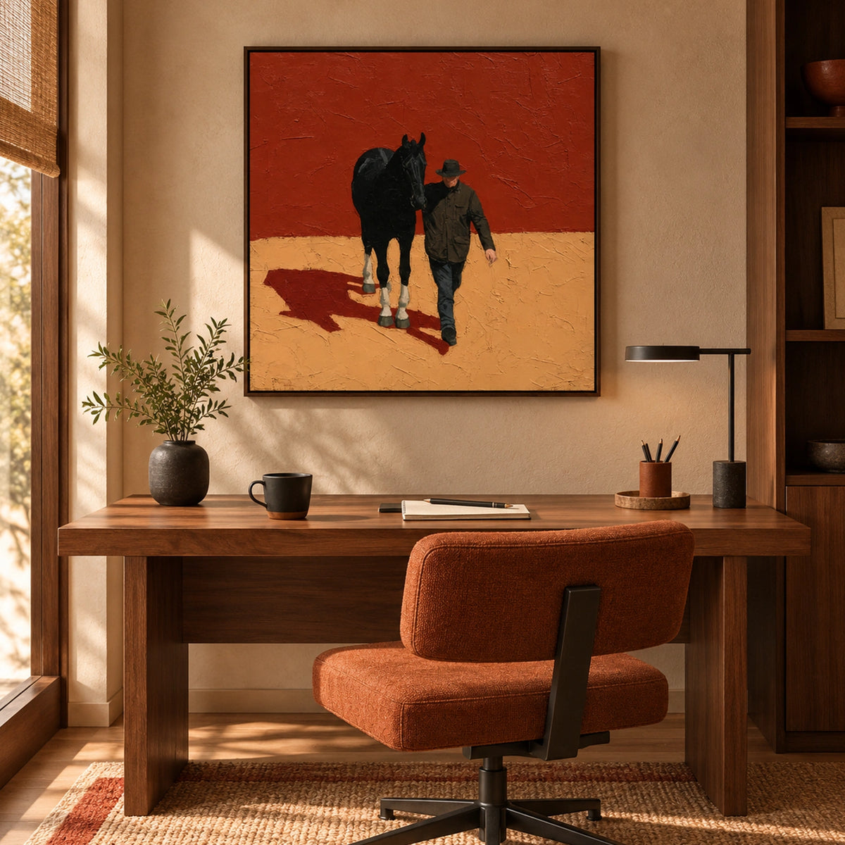 Abstract Animal Canvas Art #AP259