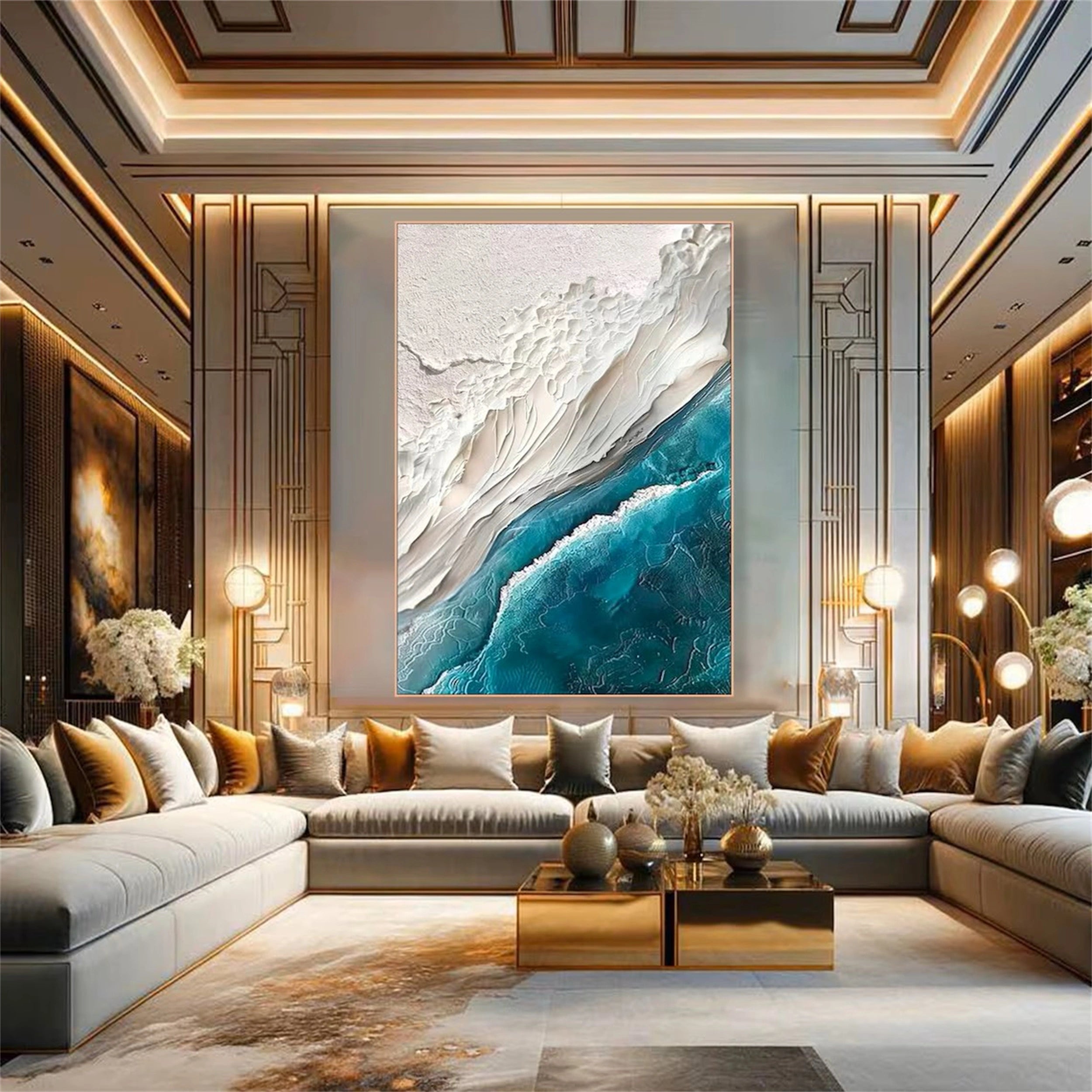 Ocean And Sky Painting #OS 069