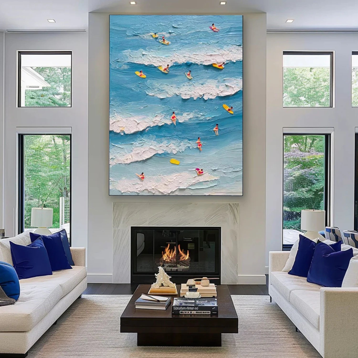 Sport Art Texture Painting Canvas # SA079